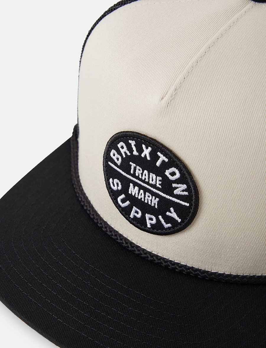 Brixton - Oath Mp Trucker Hat - kepsar - whitecap/black - 2