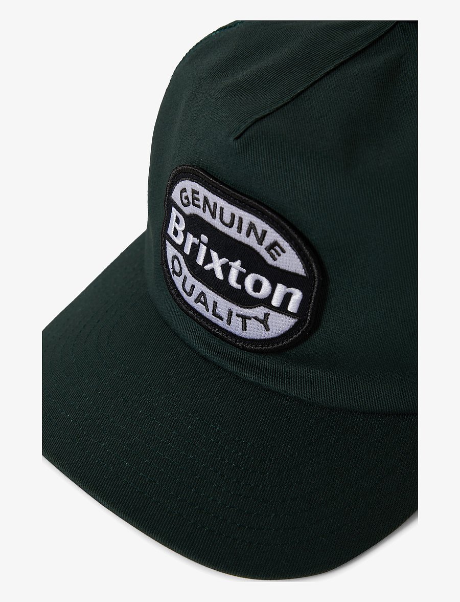Brixton - Keaton Mp Trucker Hat - deep forest/deep forest - 2