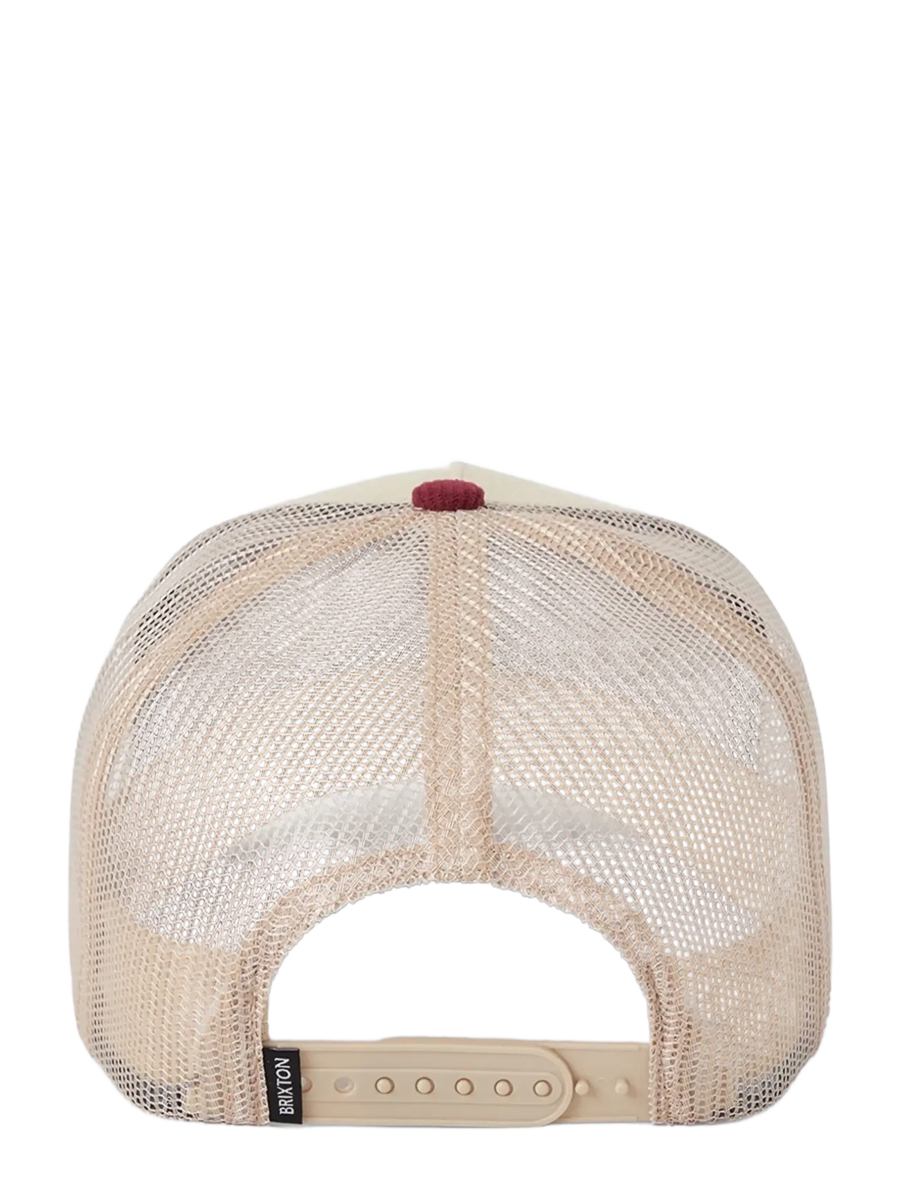 Brixton - Hubal C Mp Trucker Hat - kepsar - oatmeal/dark brick corduroy - 1