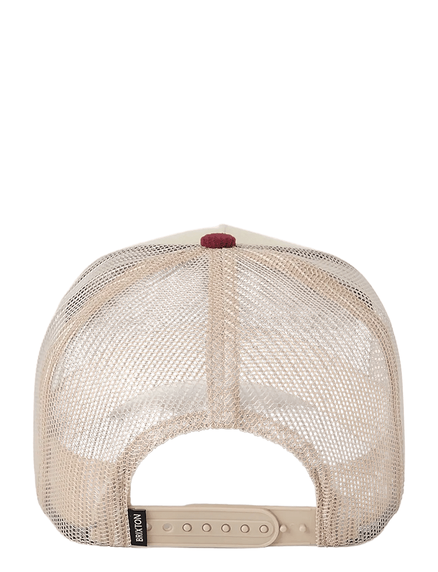 Brixton - Hubal C Mp Trucker Hat - kepsar - oatmeal/dark brick corduroy - 1