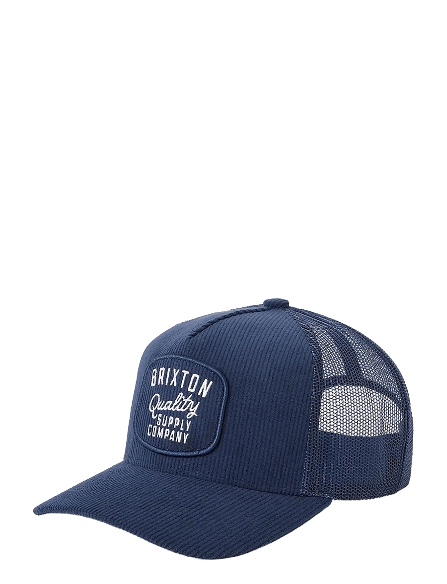 Brixton - Hubal C Mp Trucker Hat - kasketter - dark navy corduroy - 0
