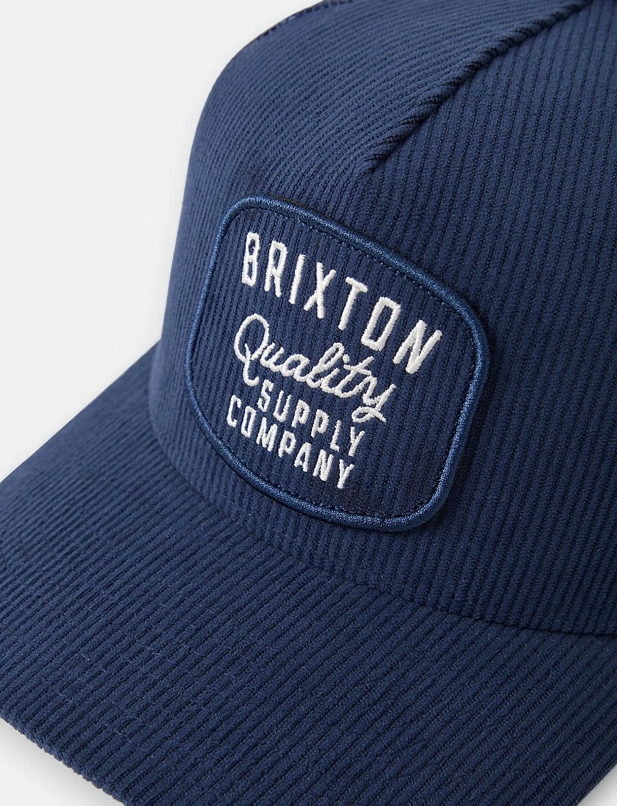 Brixton - Hubal C Mp Trucker Hat - kasketter - dark navy corduroy - 2