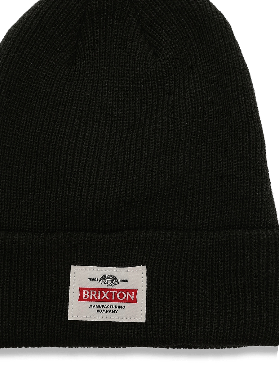 Brixton - Trademark Beanie - kootud mütsid - dark olive - 2