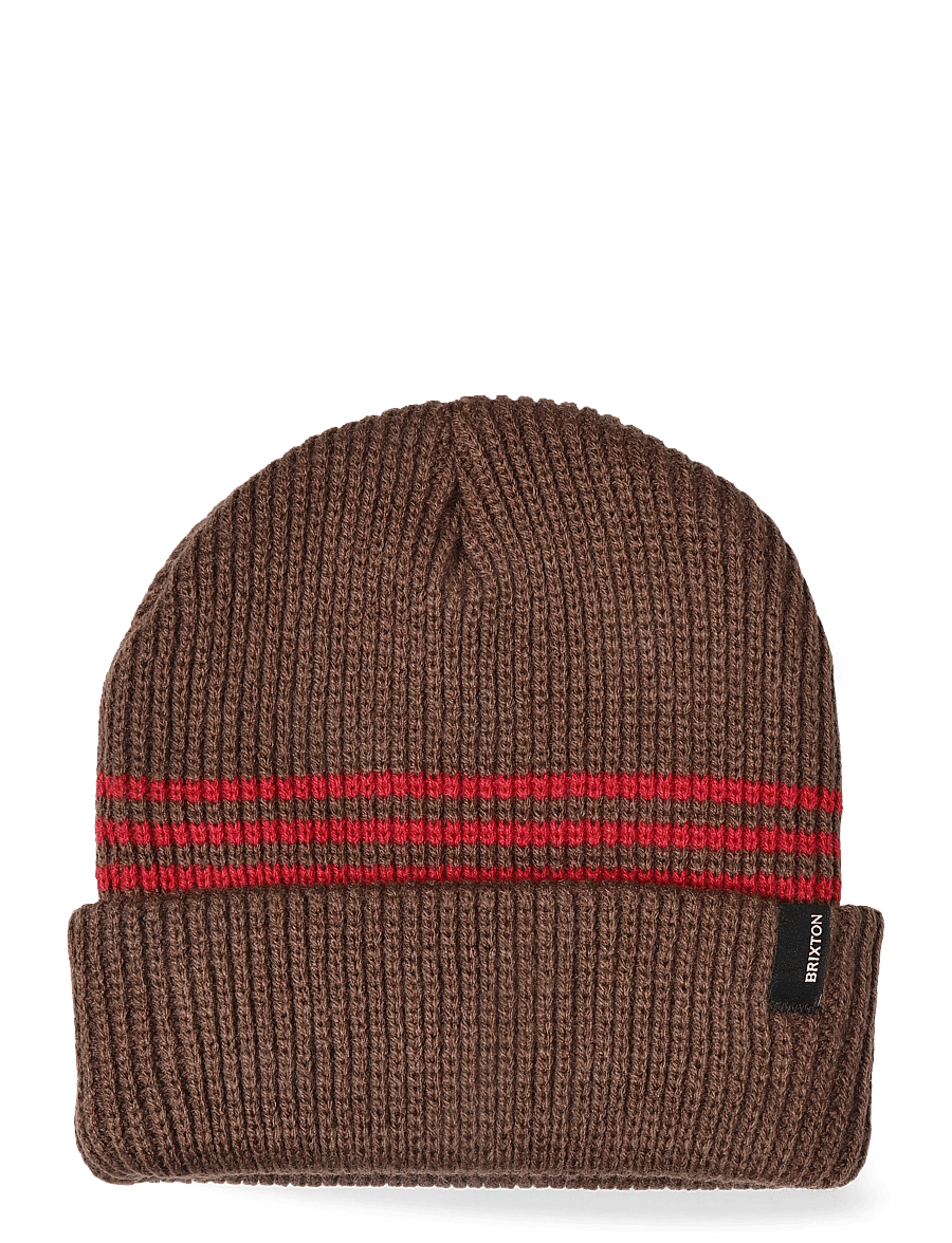 Brixton - Chunky Heist Beanie - mützen - pinecone brown/chili pepper st - 0