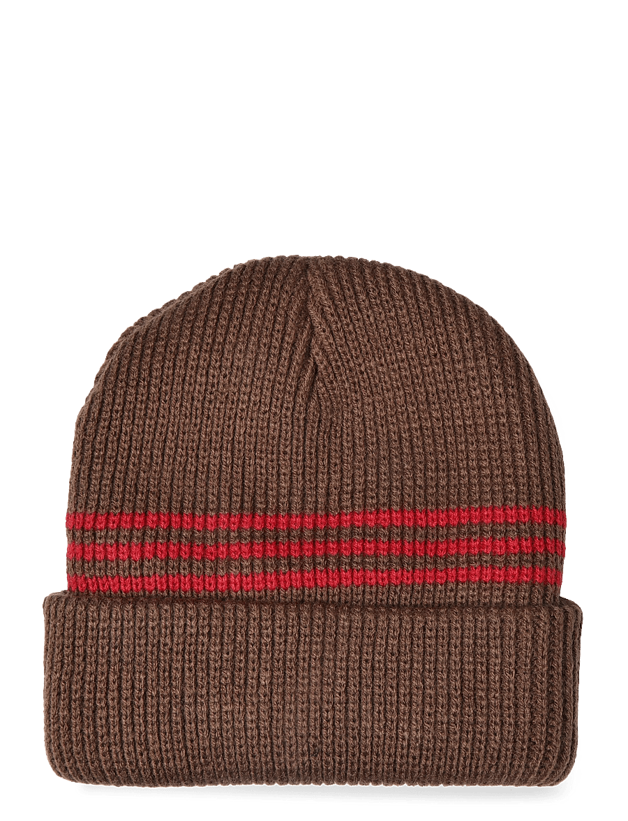 Brixton - Chunky Heist Beanie - mützen - pinecone brown/chili pepper st - 1