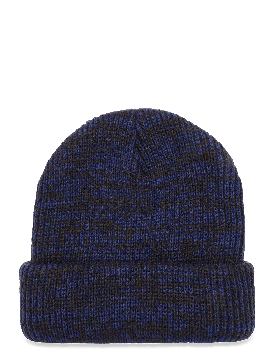 Brixton - Chunky Heist Beanie - kootud mütsid - marled navy/caramel - 1