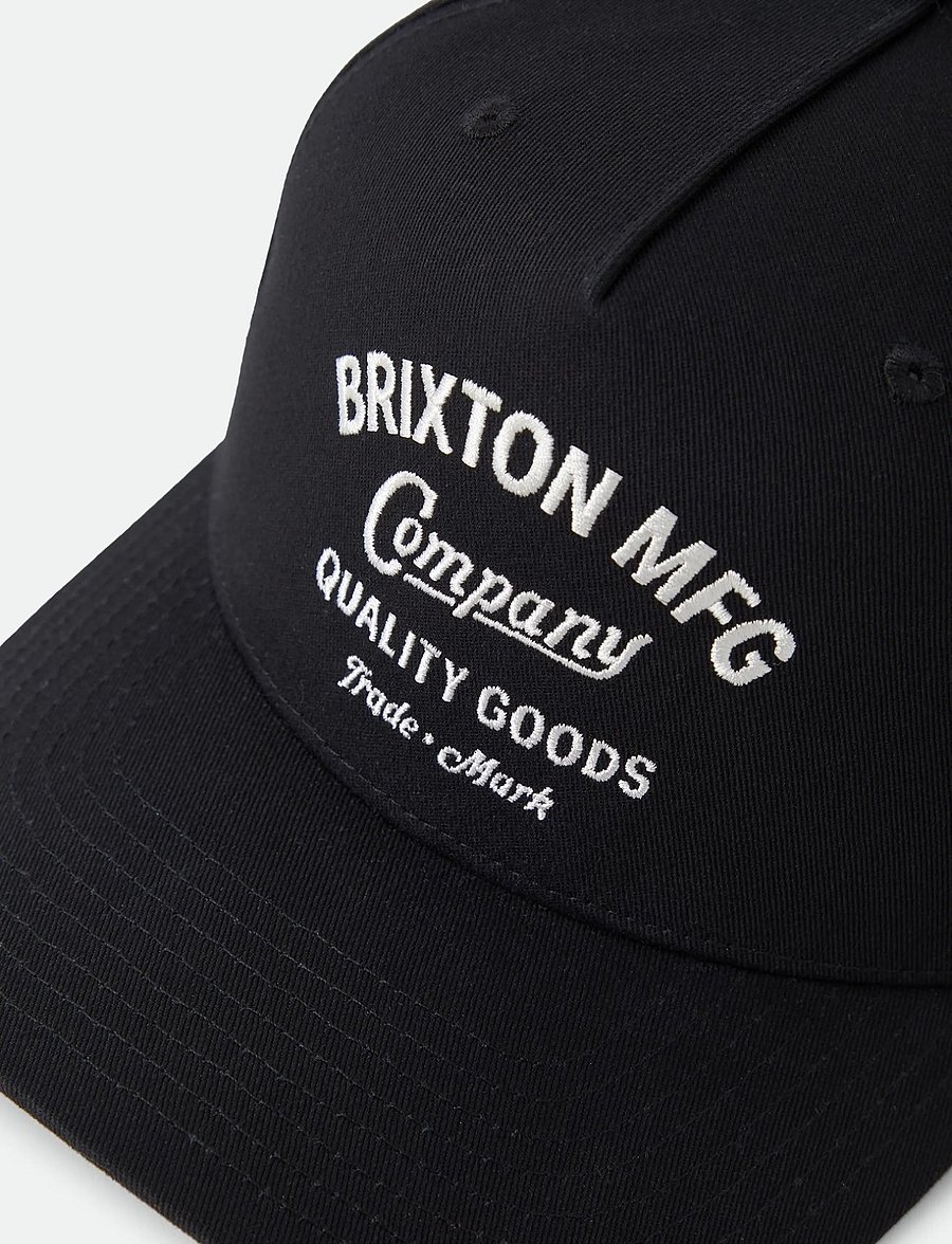 Brixton - Stratton Snapback - kappen - black - 2