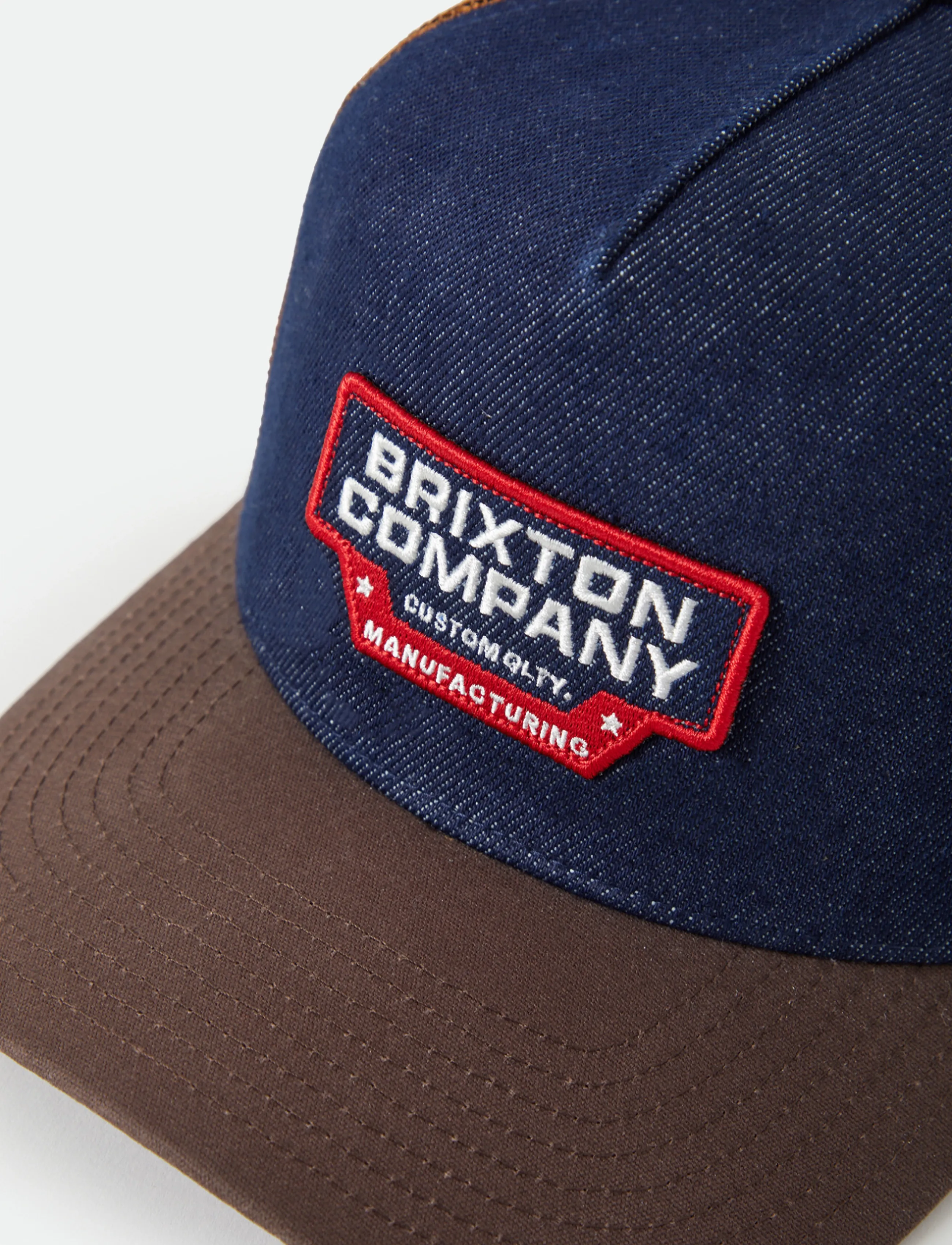 Brixton - Reeves Trucker Hat - kasketter - washed denim/caramel - 2