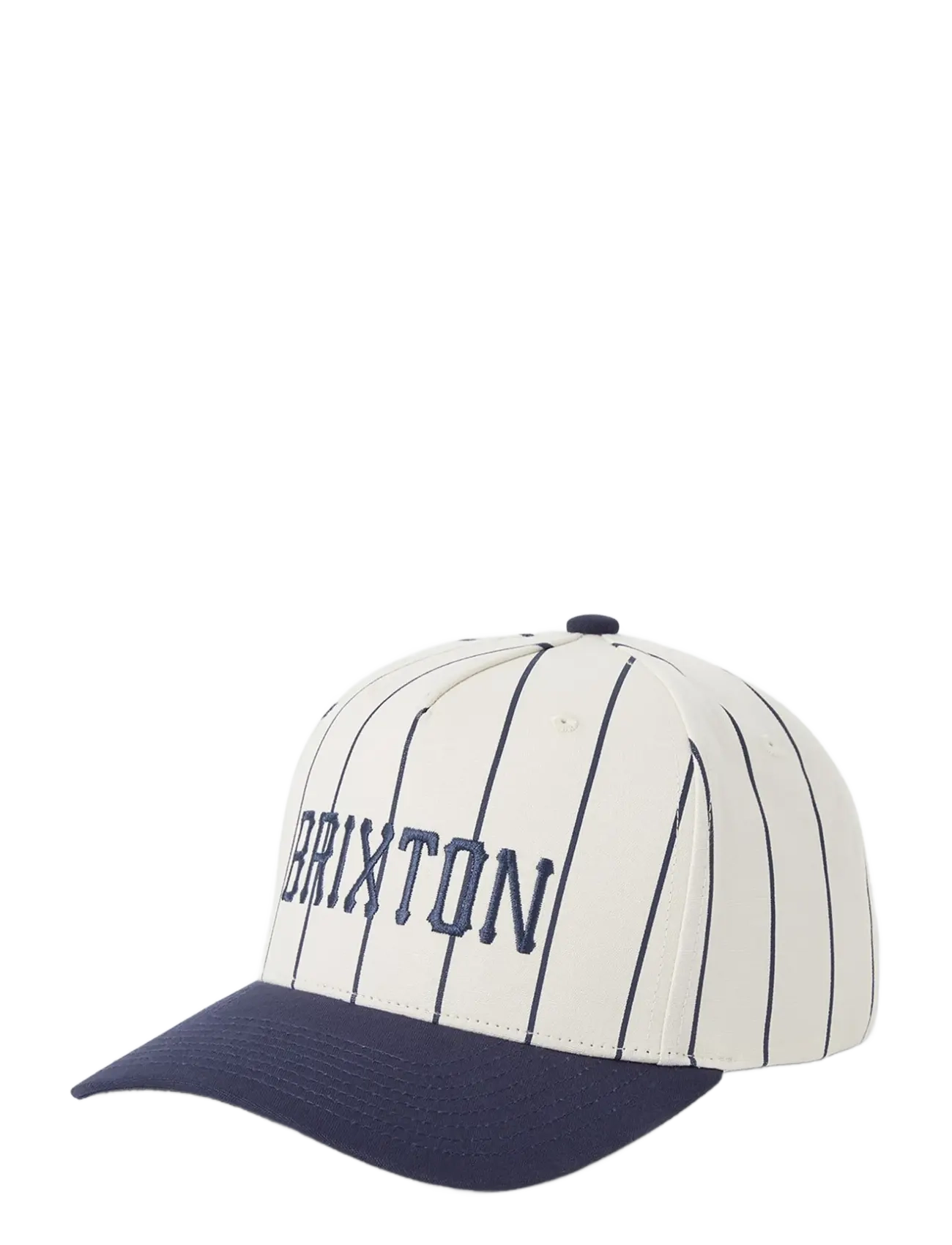 Brixton Homerun Snapback - Looks for less - OFF WHITE/WASHED NAVY / cream