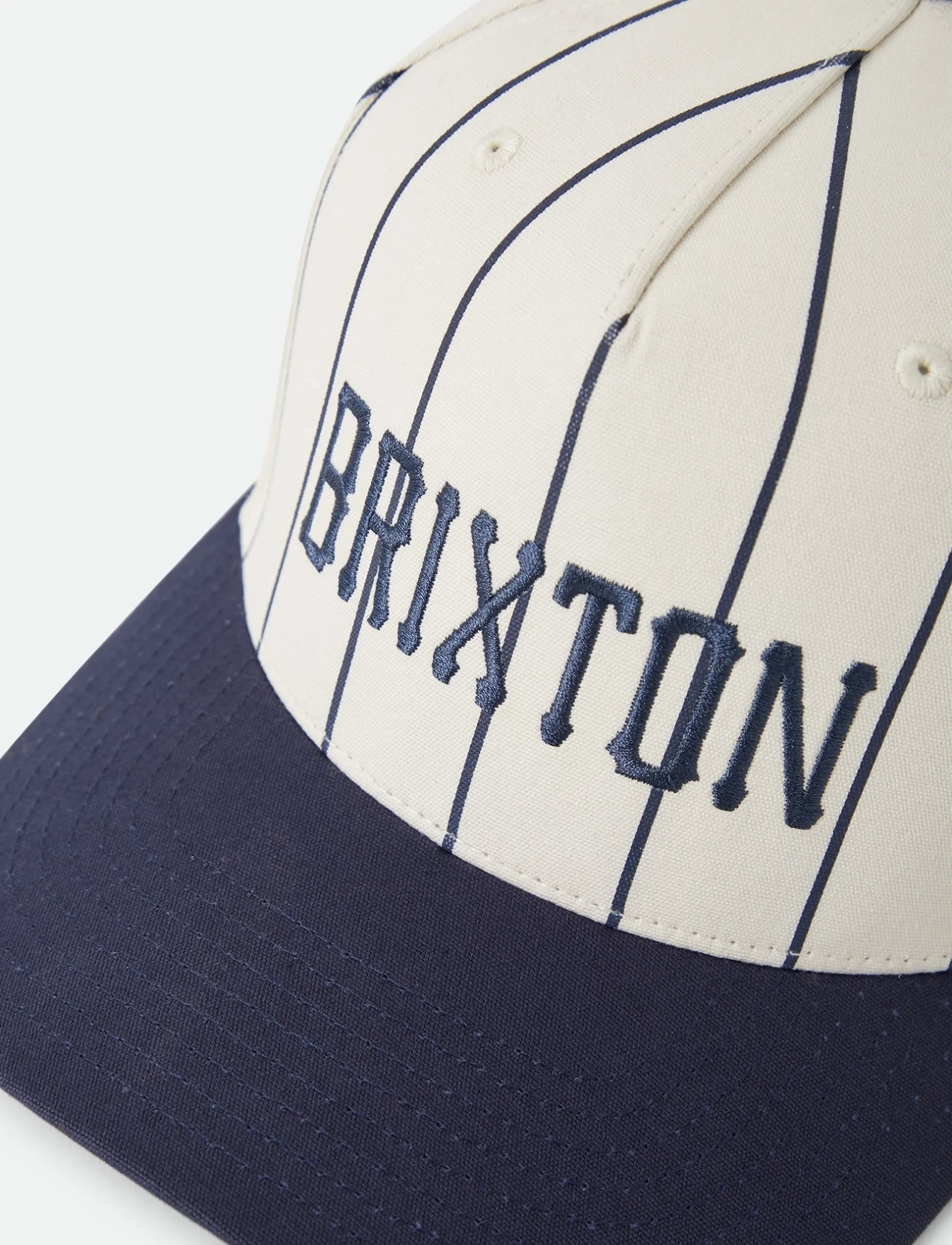 Brixton - Homerun Snapback - kasketter - off white/washed navy - 2