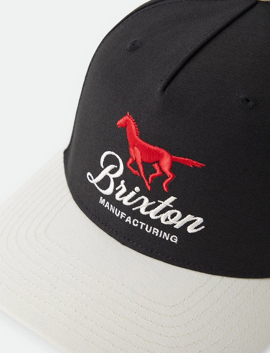 Brixton - Leisure Snapback - kepsar - black/whitecap - 2