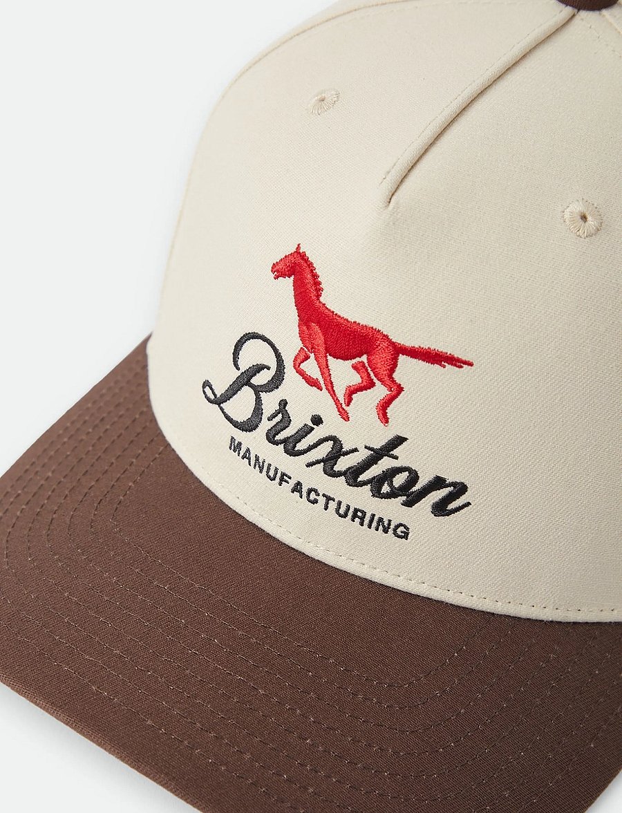 Brixton - Leisure Snapback - kasketter - khaki/coco - 2