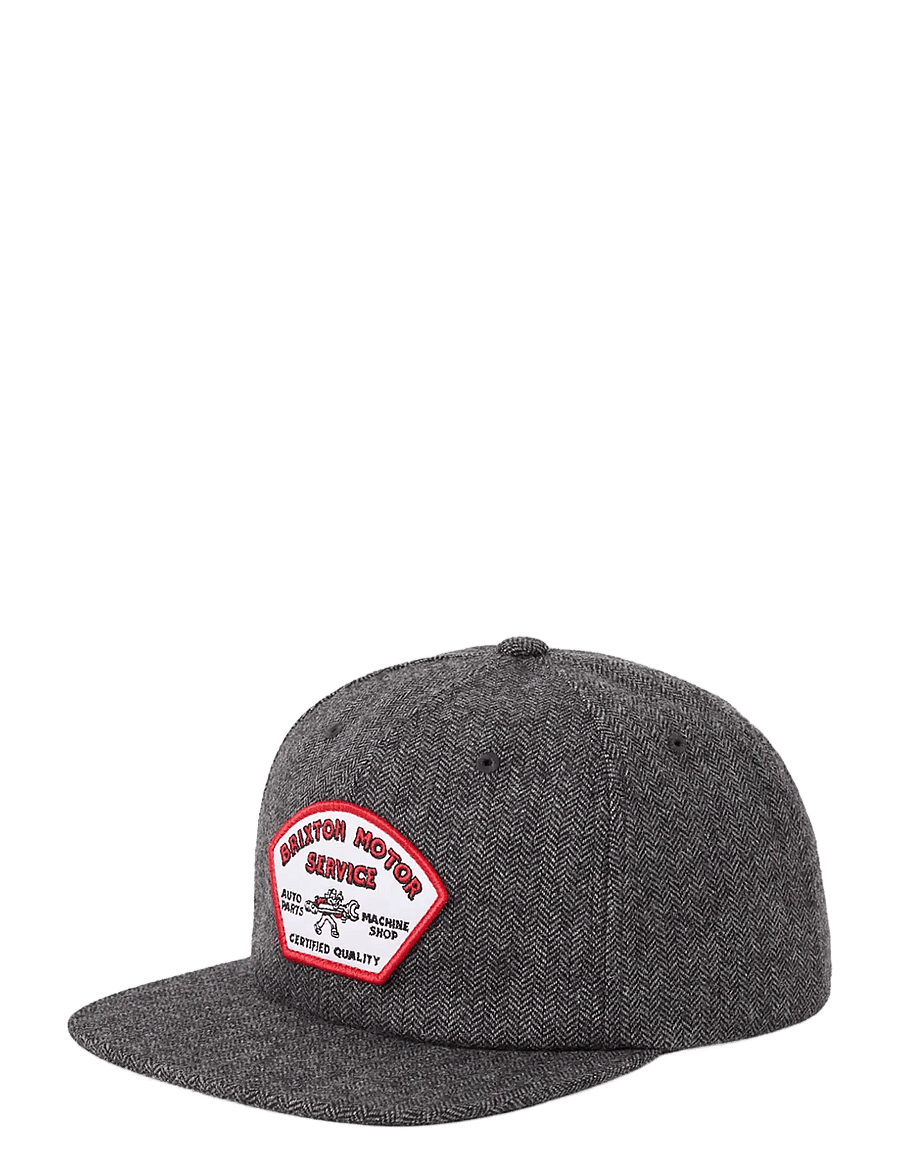 Brixton - Dyson Snapback - kasketter - black herringbone - 0