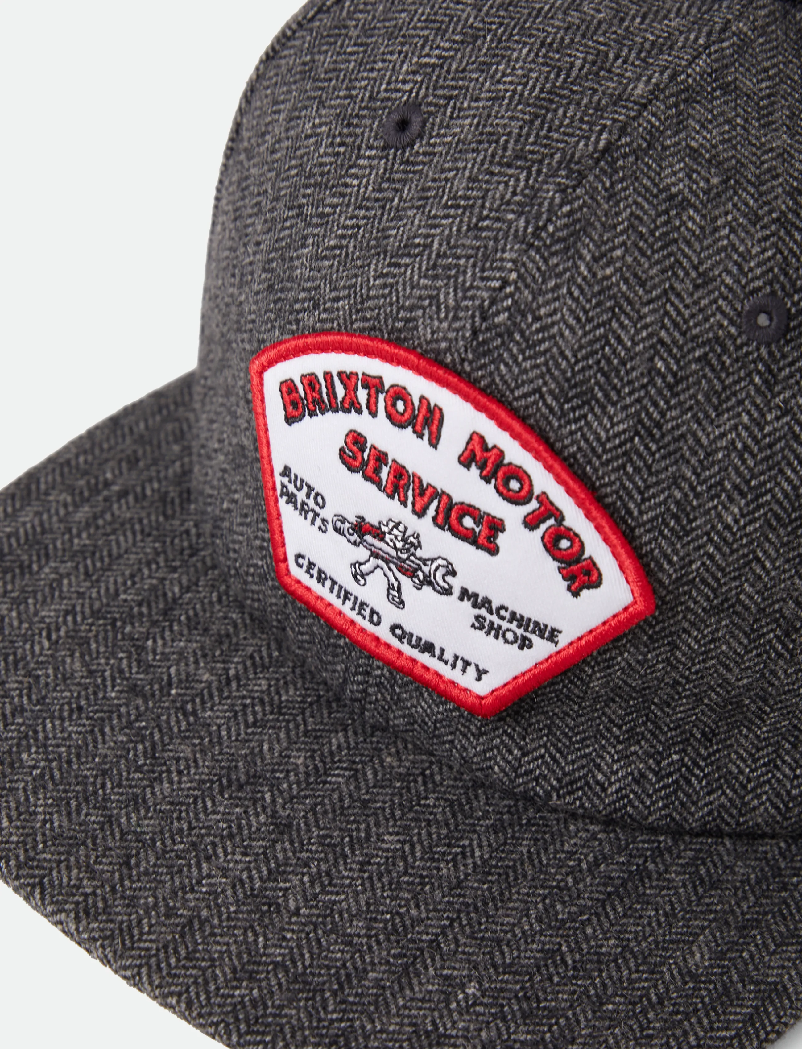 Brixton - Dyson Snapback - kasketter - black herringbone - 2