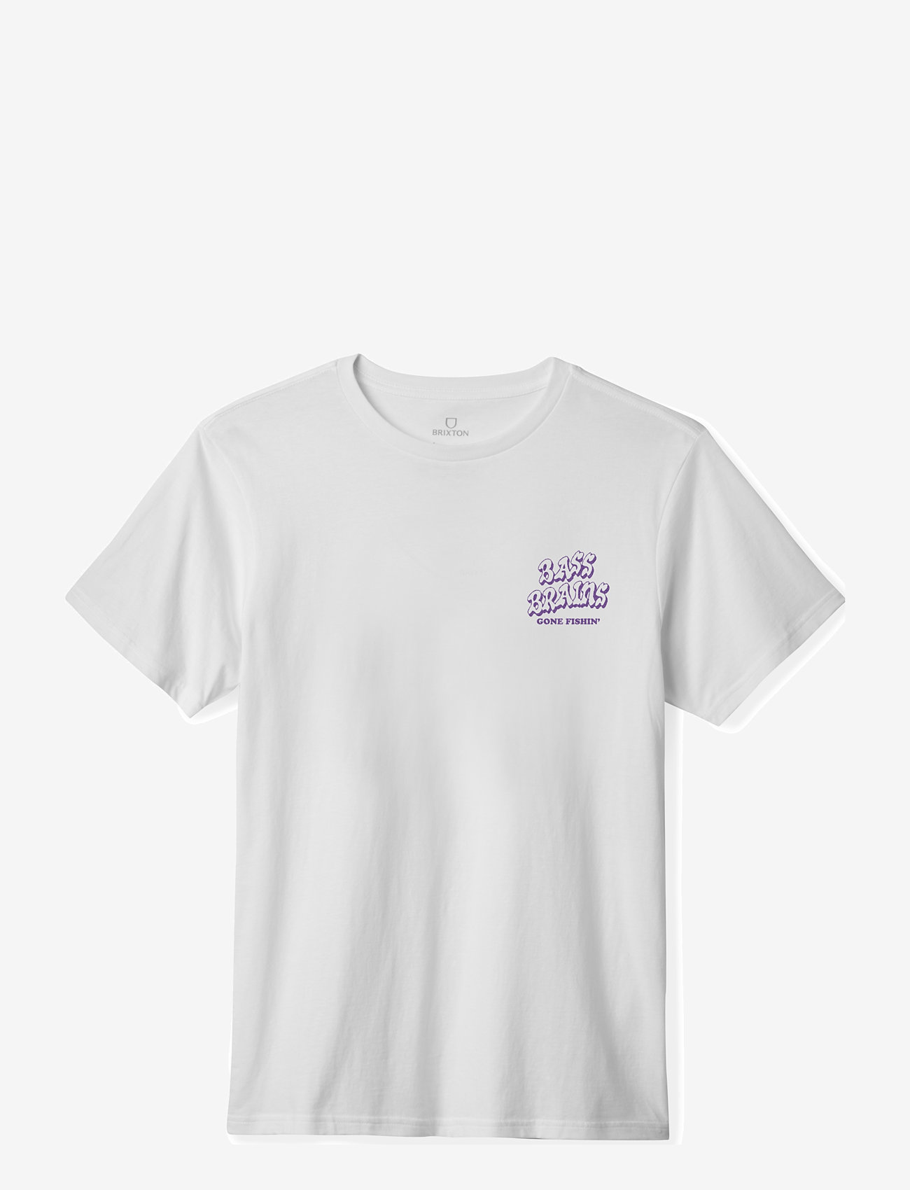 Brixton - Bass Brains Gf S/S Stt - short-sleeved t-shirts - sustained grey - 0