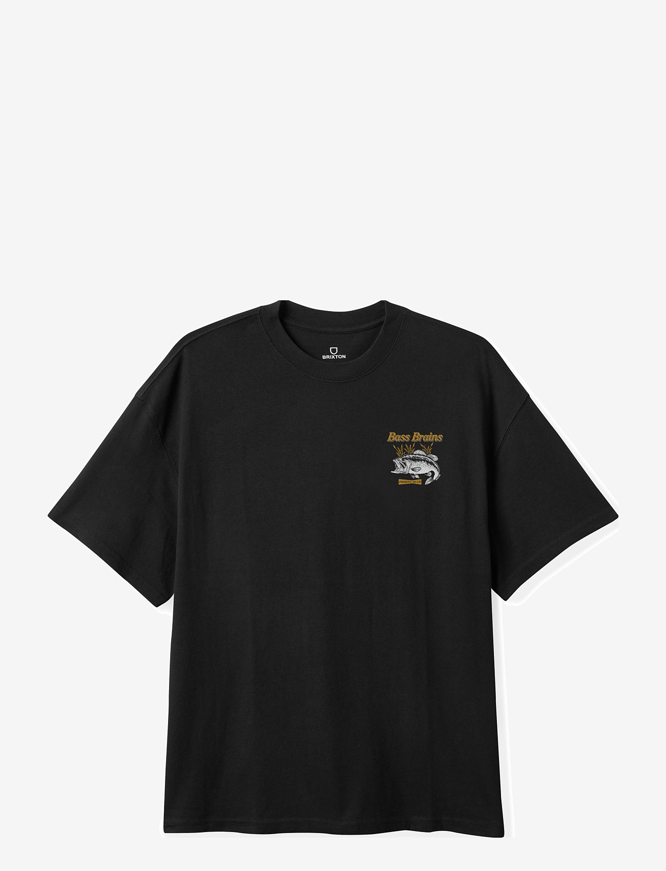 Brixton - Bass Brains Ft S/S Stt - short-sleeved t-shirts - black - 0