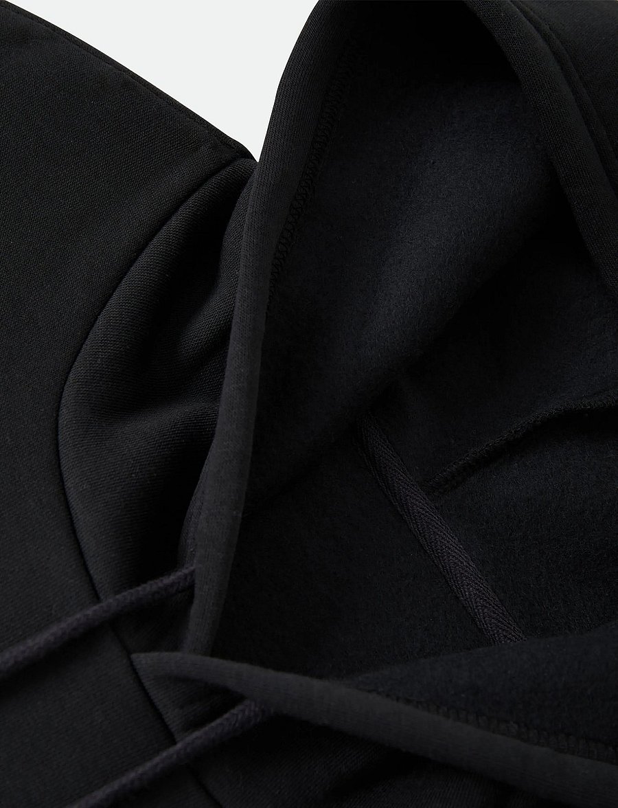 Brixton - Crest Ii Hood - teddy sweaters - black - 4