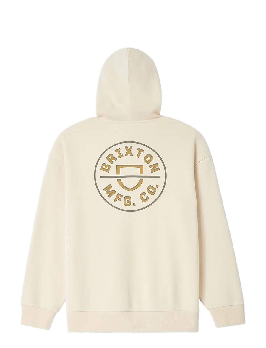 Brixton - Crest Ii Hood - teddy-pusad - whitecap - 1