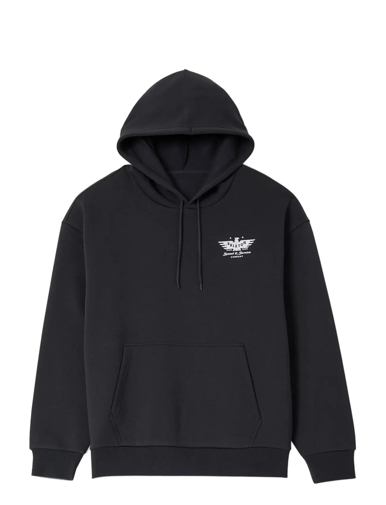Brixton Ewing Hood - Riided - BLACK / black
