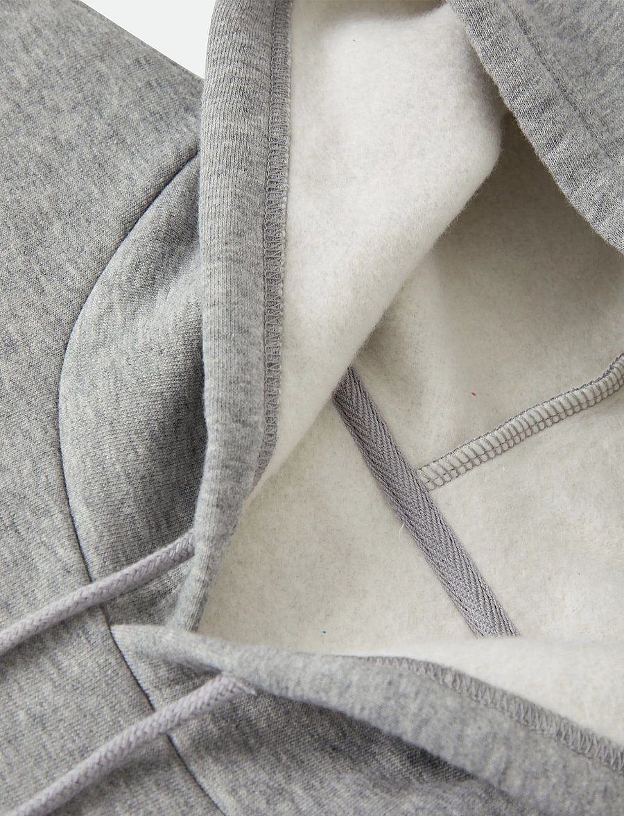 Brixton - Ewing Hood - teddy-pusad - heather grey - 2
