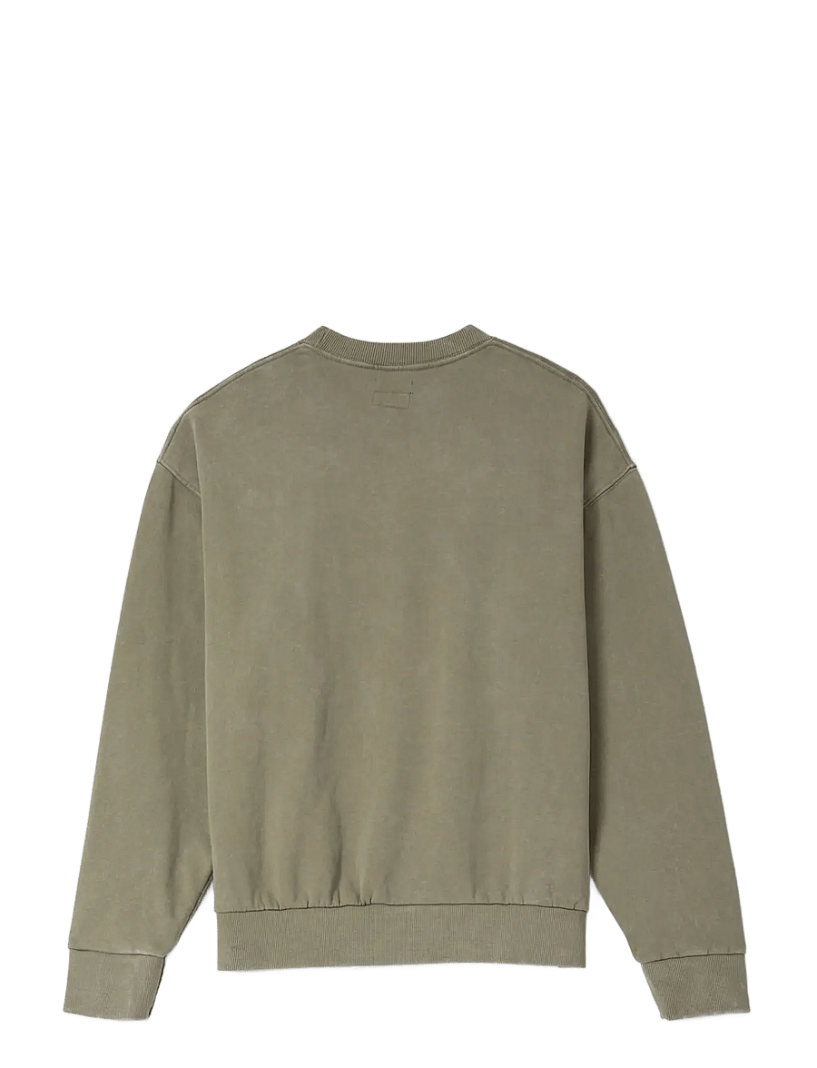 Brixton - Brixton Baseline Crew Fleece - kollektioner - olive surplus vintage wash - 1