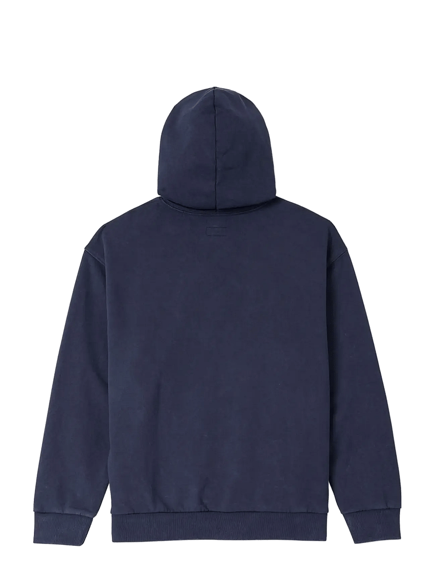Brixton - Brixton Baseline Hood Fleece - kapuzenpullover - washed navy vintage wash - 1