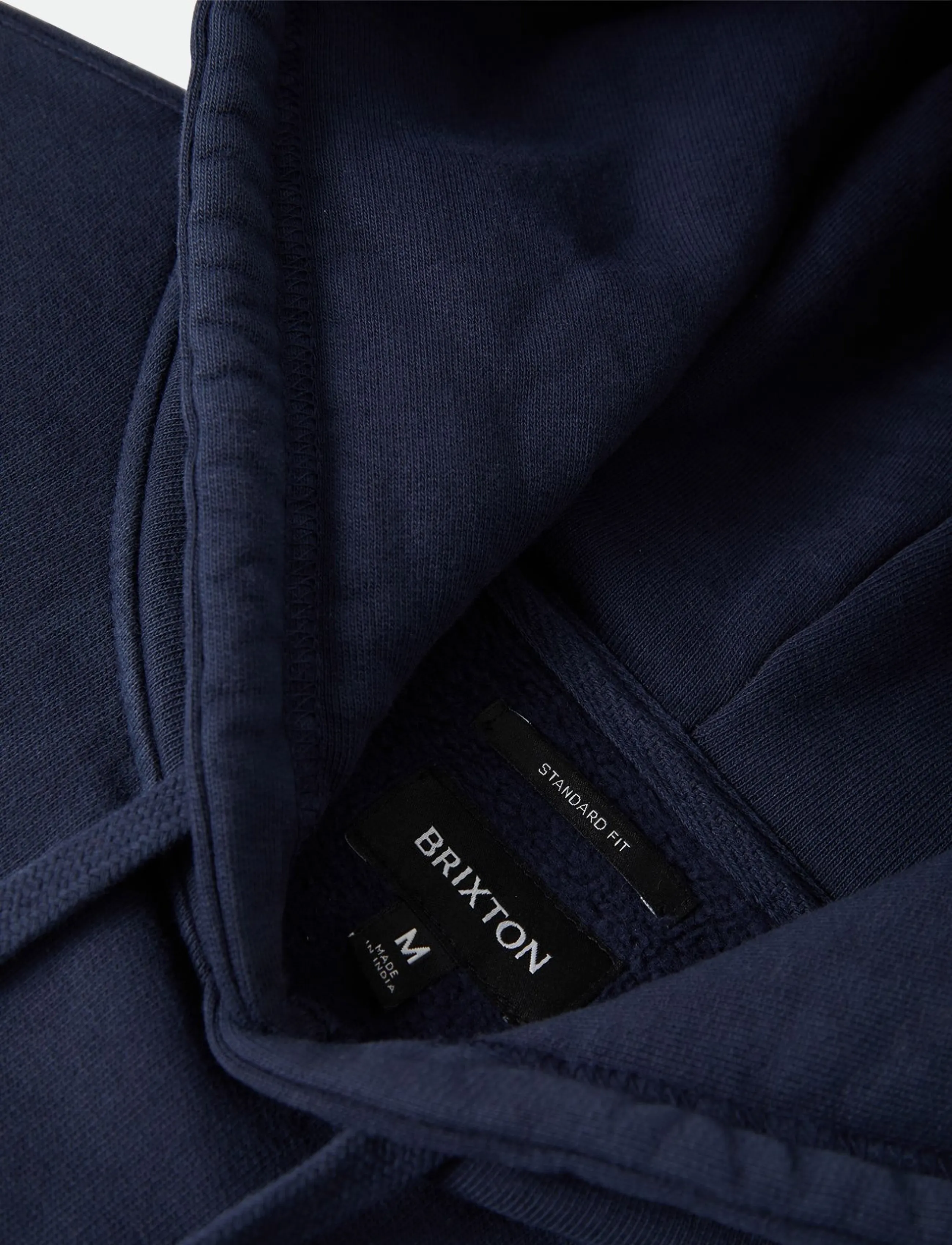 Brixton - Brixton Baseline Hood Fleece - hoodies - washed navy vintage wash - 3