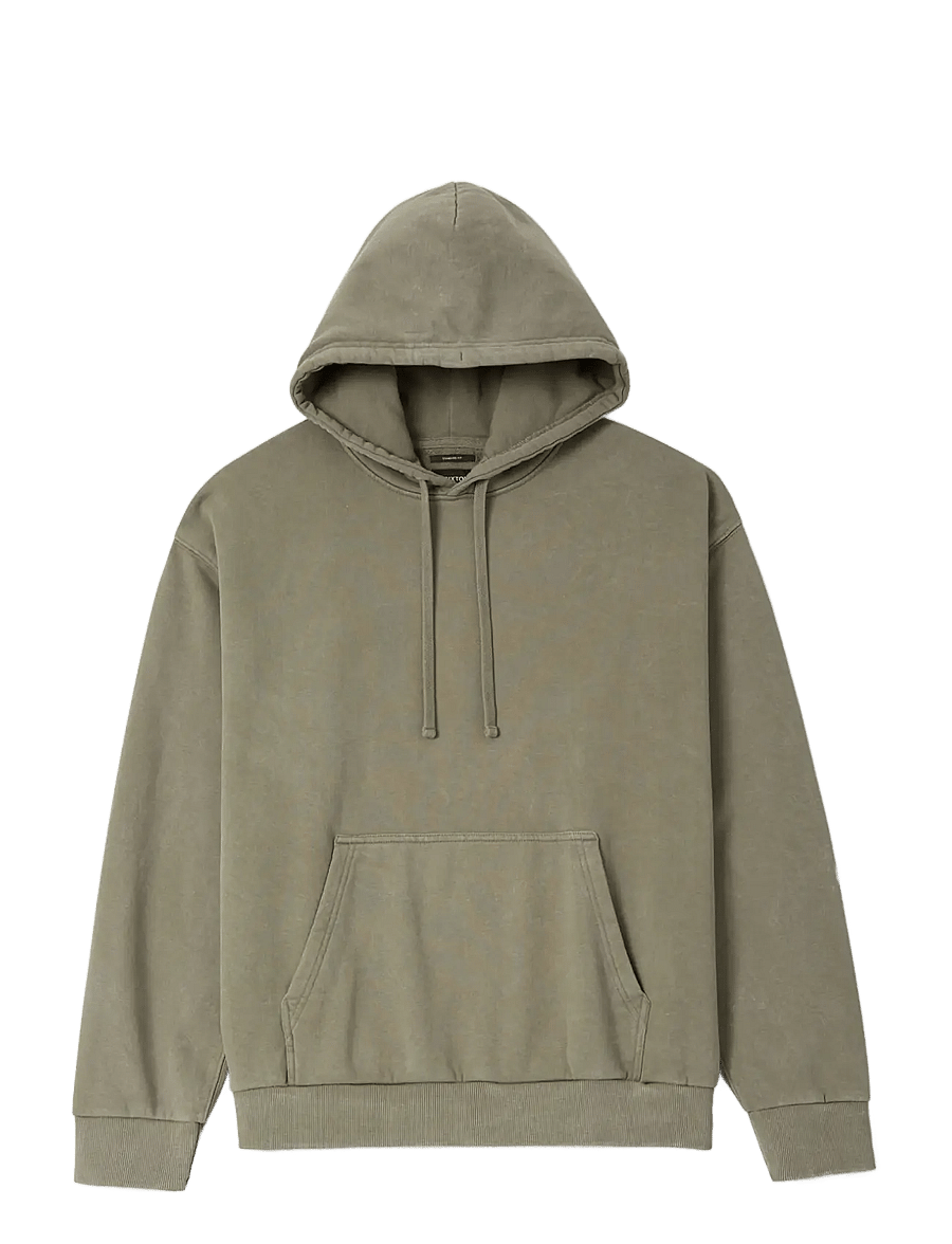 Brixton - Brixton Baseline Hood Fleece - kapuzenpullover - olive surplus vintage wash - 0