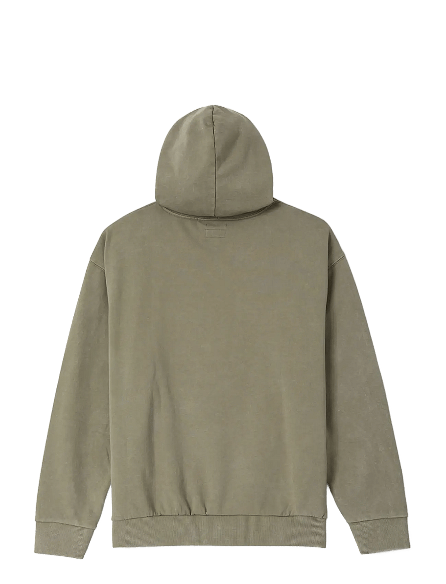 Brixton - Brixton Baseline Hood Fleece - kapuzenpullover - olive surplus vintage wash - 1