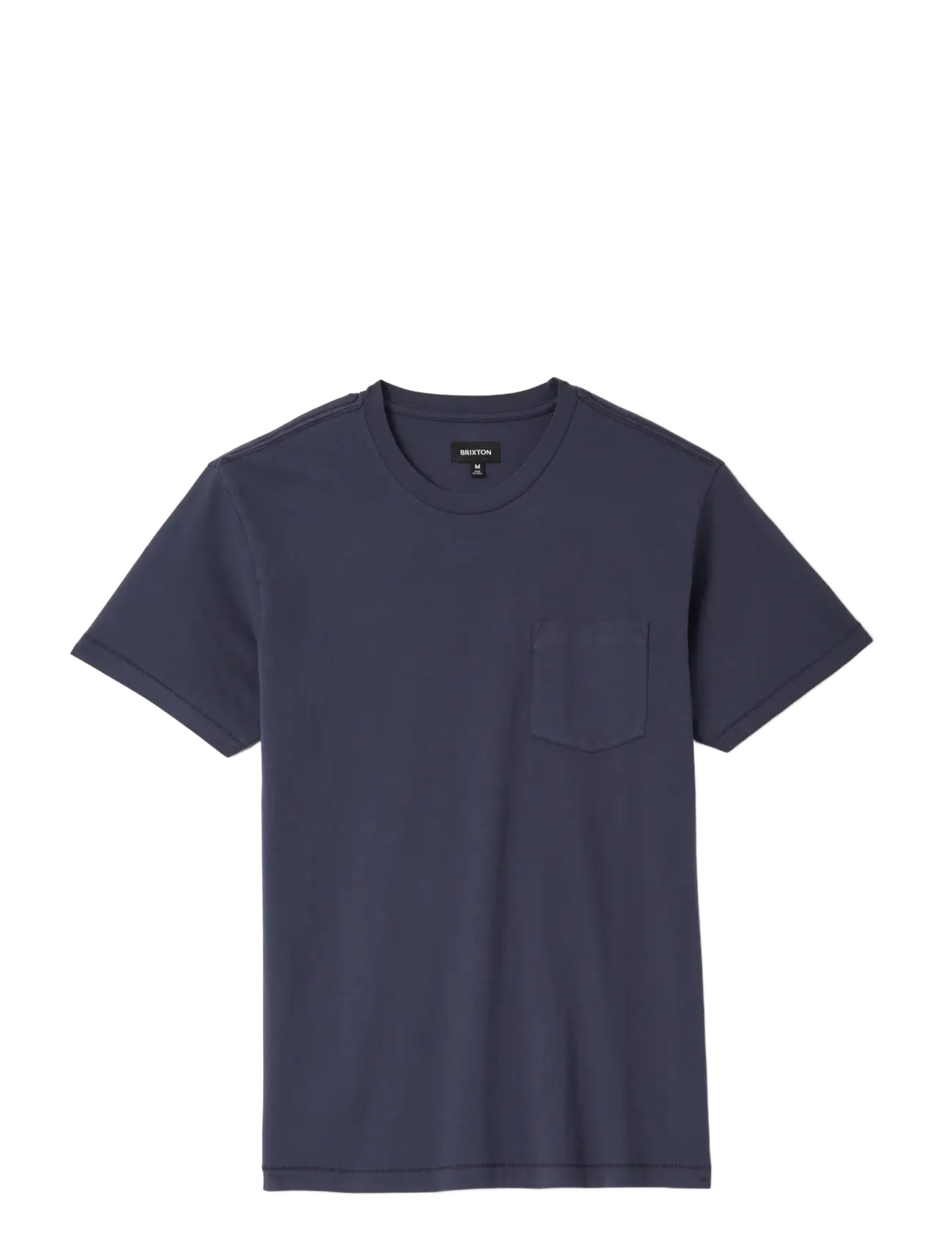 Brixton Brixton Baseline Pocket Tee - Kortærmede T-shirts - WASHED NAVY VINTAGE WASH / navy