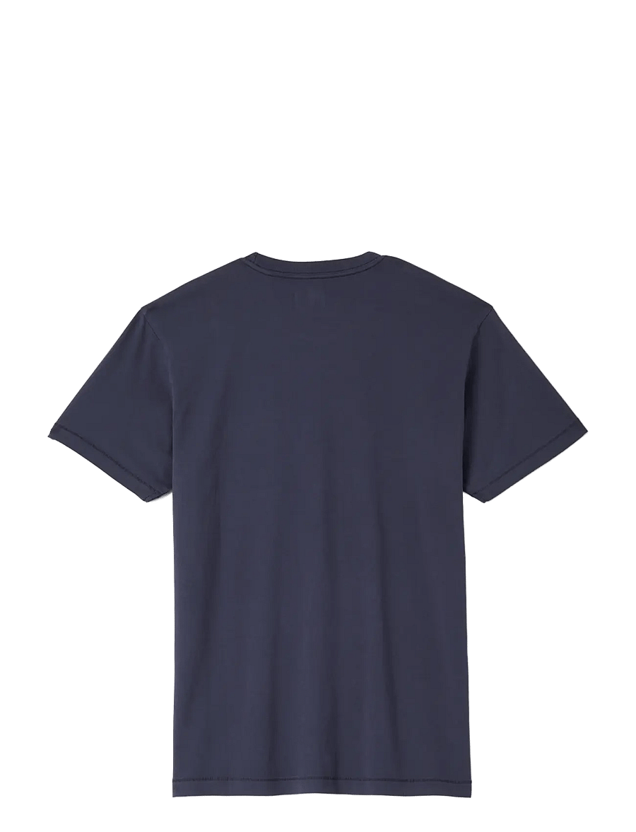 Brixton - Brixton Baseline Pocket Tee - kortærmede t-shirts - washed navy vintage wash - 1