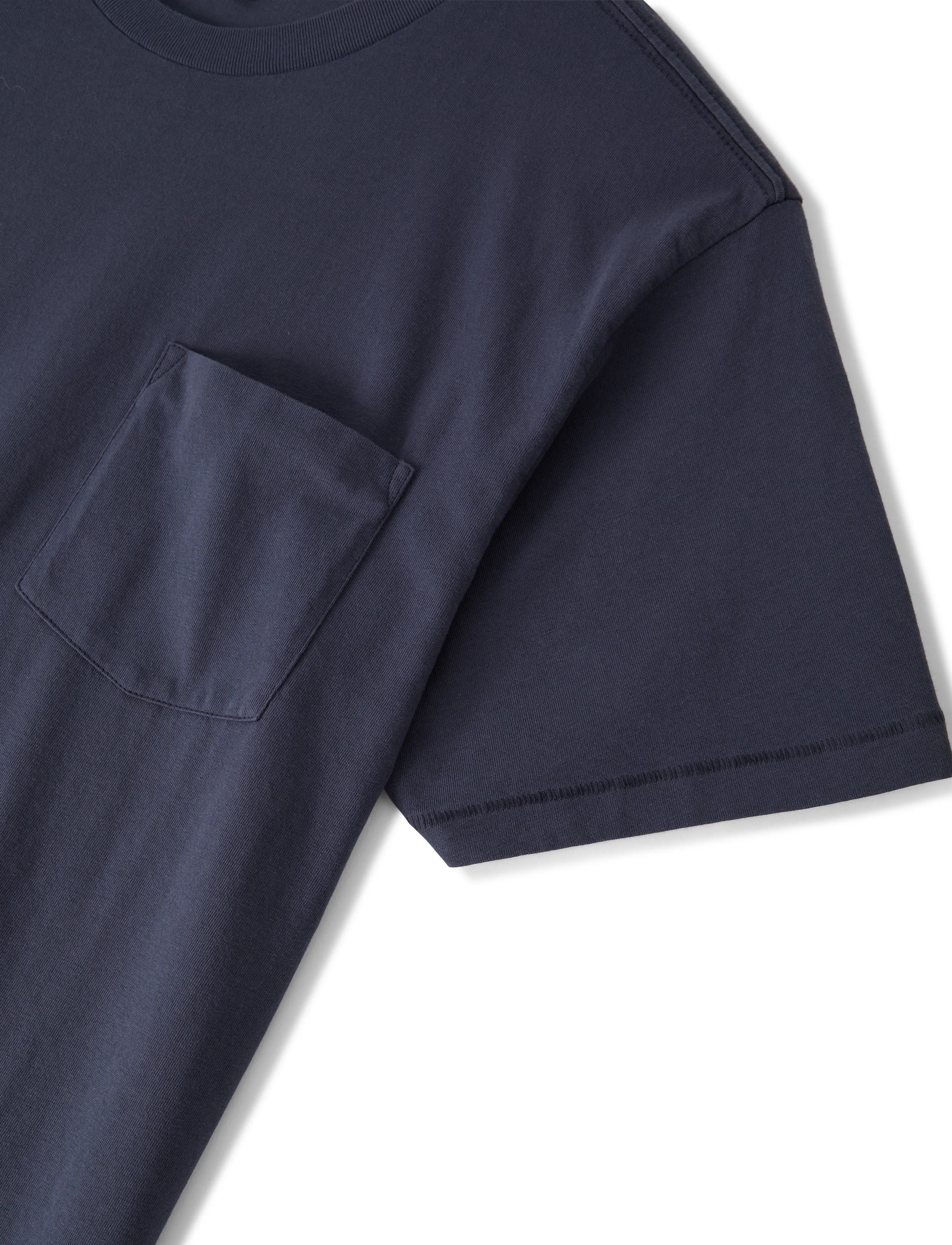 Brixton - Brixton Baseline Pocket Tee - kortærmede t-shirts - washed navy vintage wash - 3