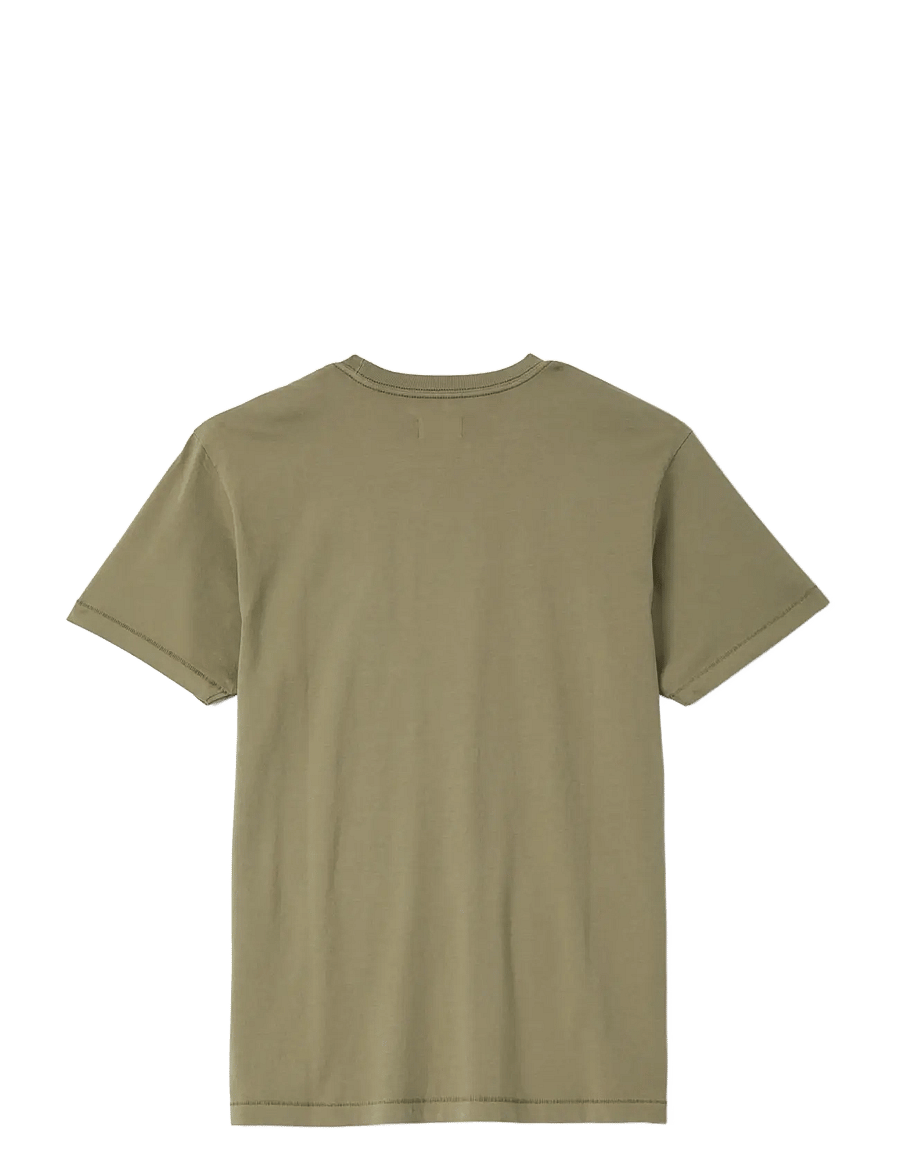 Brixton - Brixton Baseline Pocket Tee - kortærmede t-shirts - olive surplus vintage wash - 1