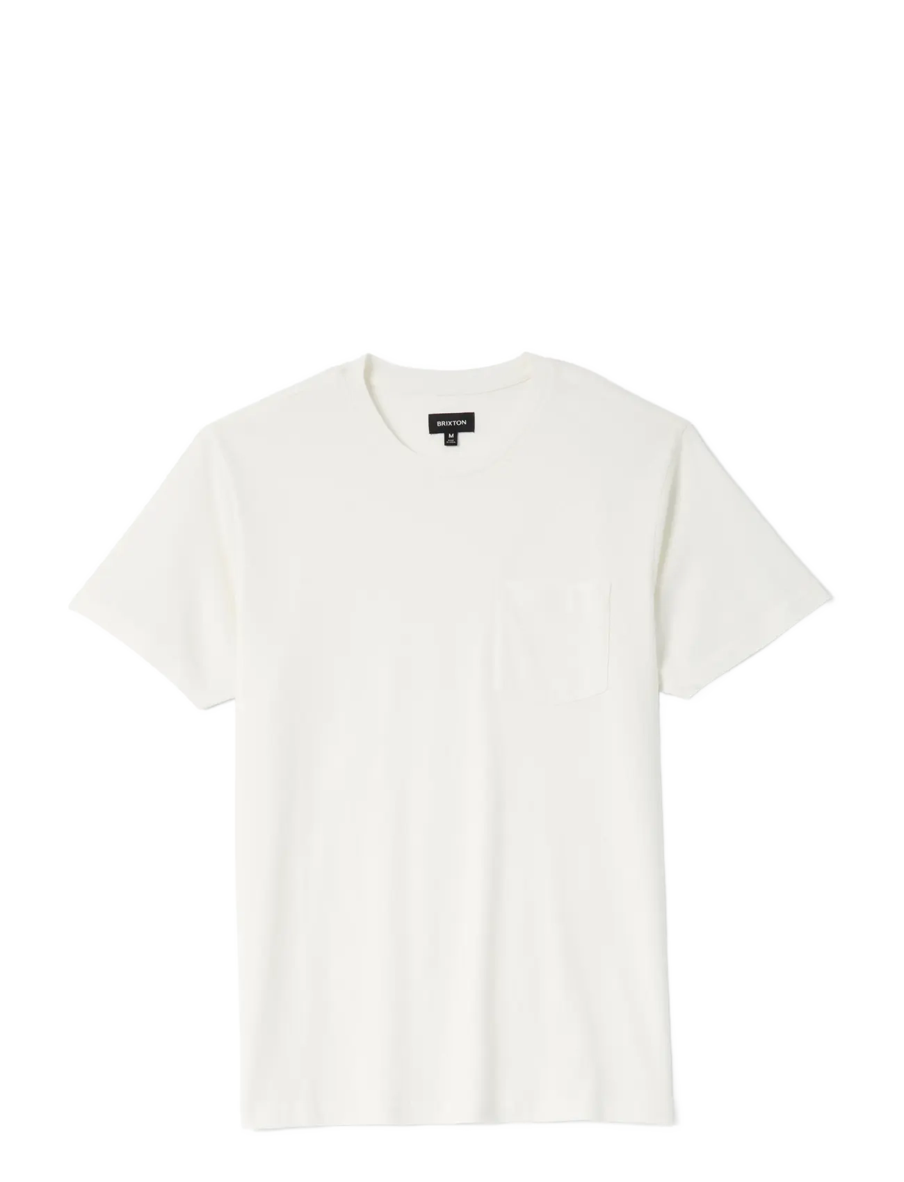 Brixton - Brixton Baseline Pocket Tee - kortærmede t-shirts - off white vintage wash - 2