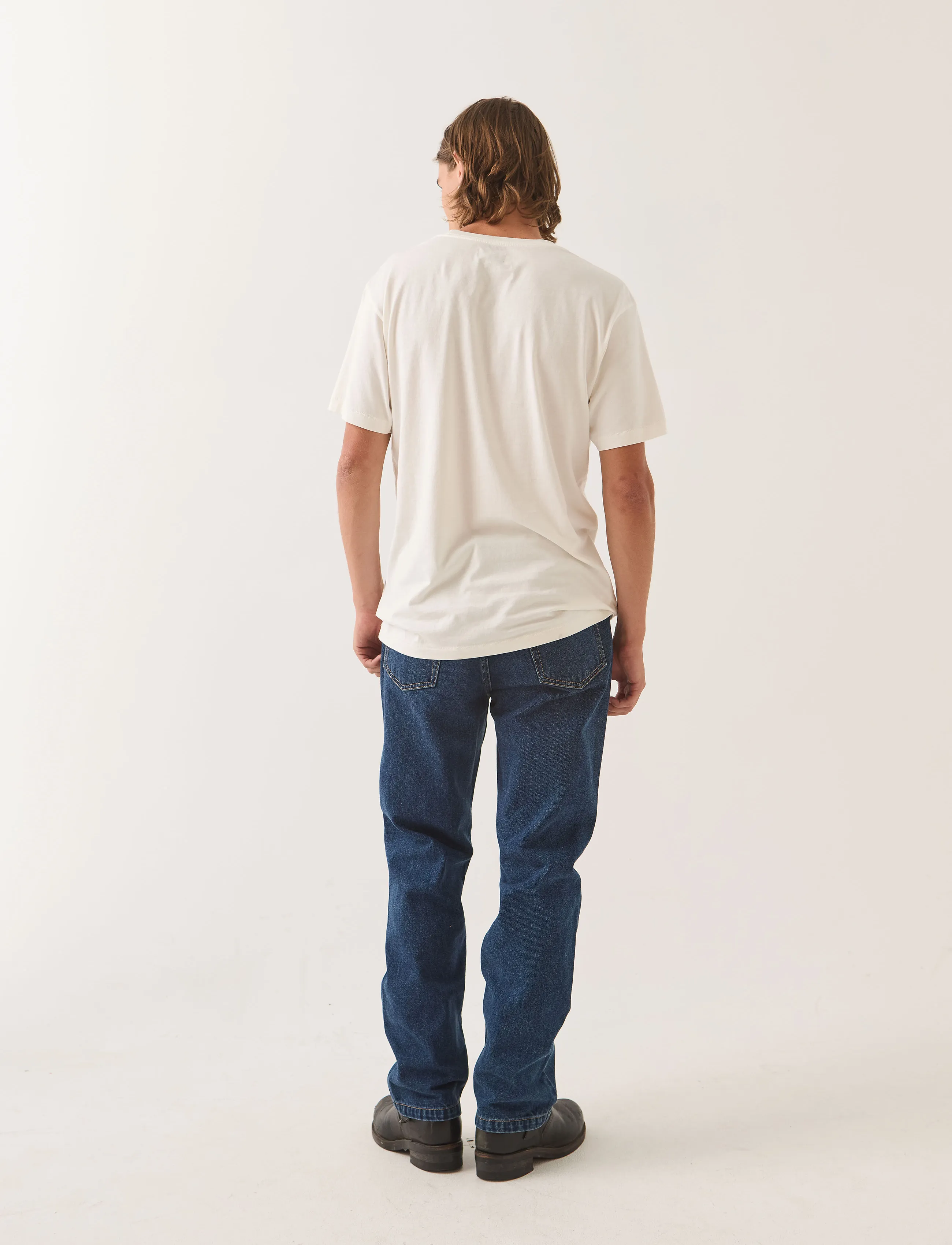 Brixton - Brixton Baseline Pocket Tee - kortærmede t-shirts - off white vintage wash - 3