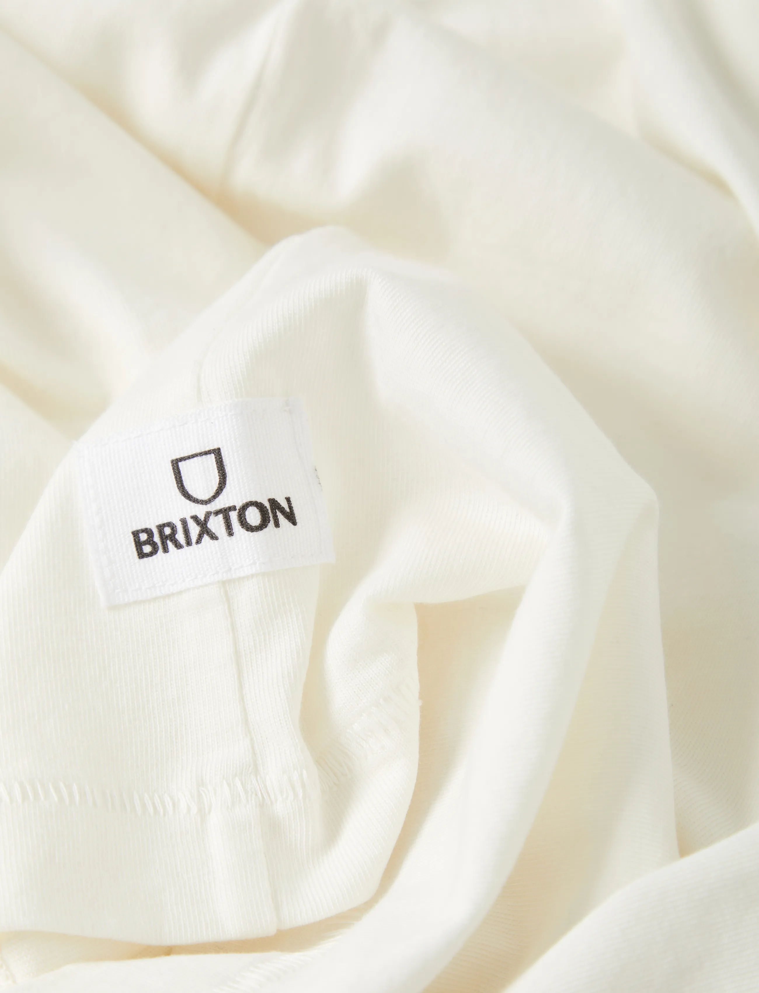 Brixton - Brixton Baseline Pocket Tee - kortærmede t-shirts - off white vintage wash - 5