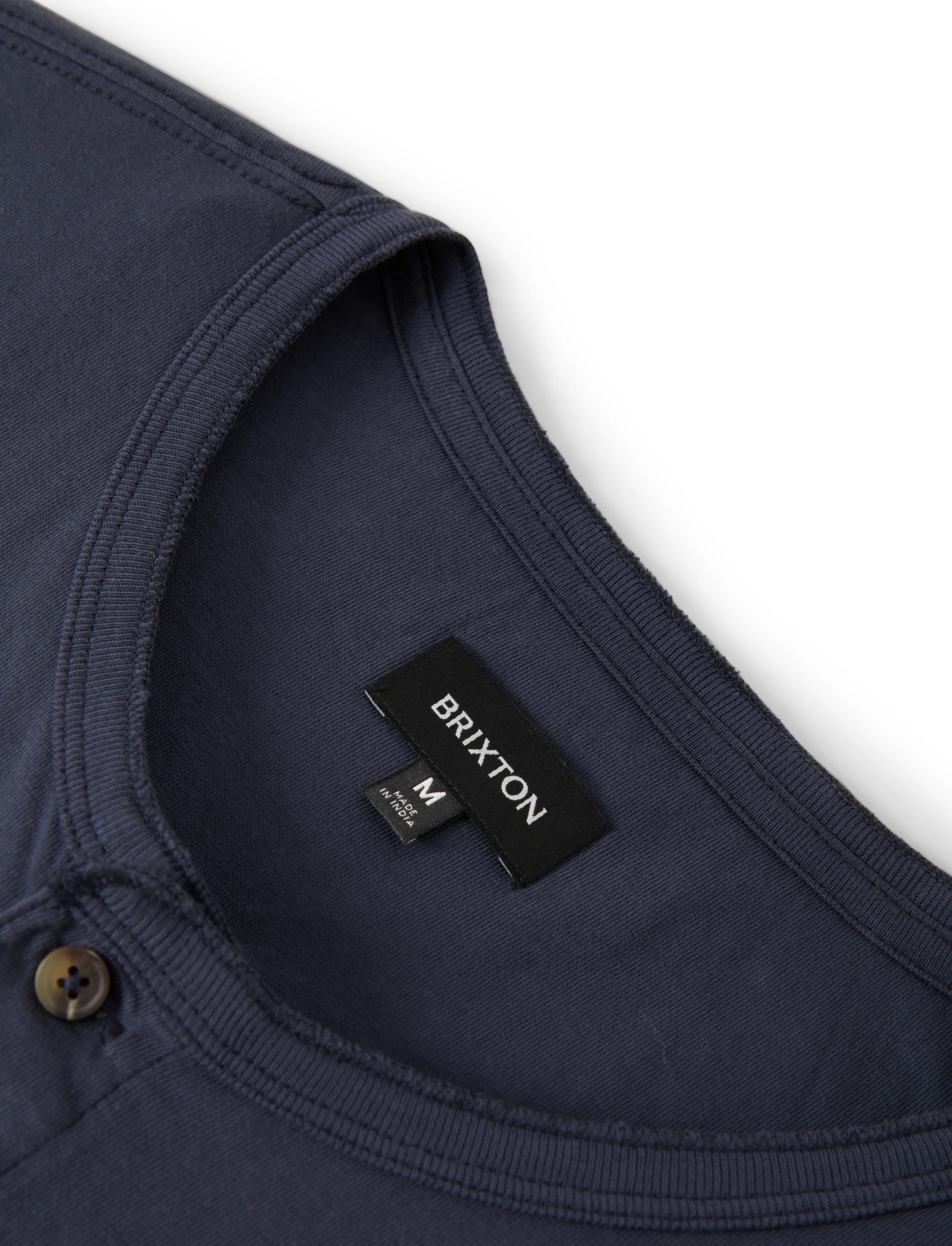 Brixton - Brixton Baseline Henley Tee - kortærmede t-shirts - washed navy vintage wash - 2