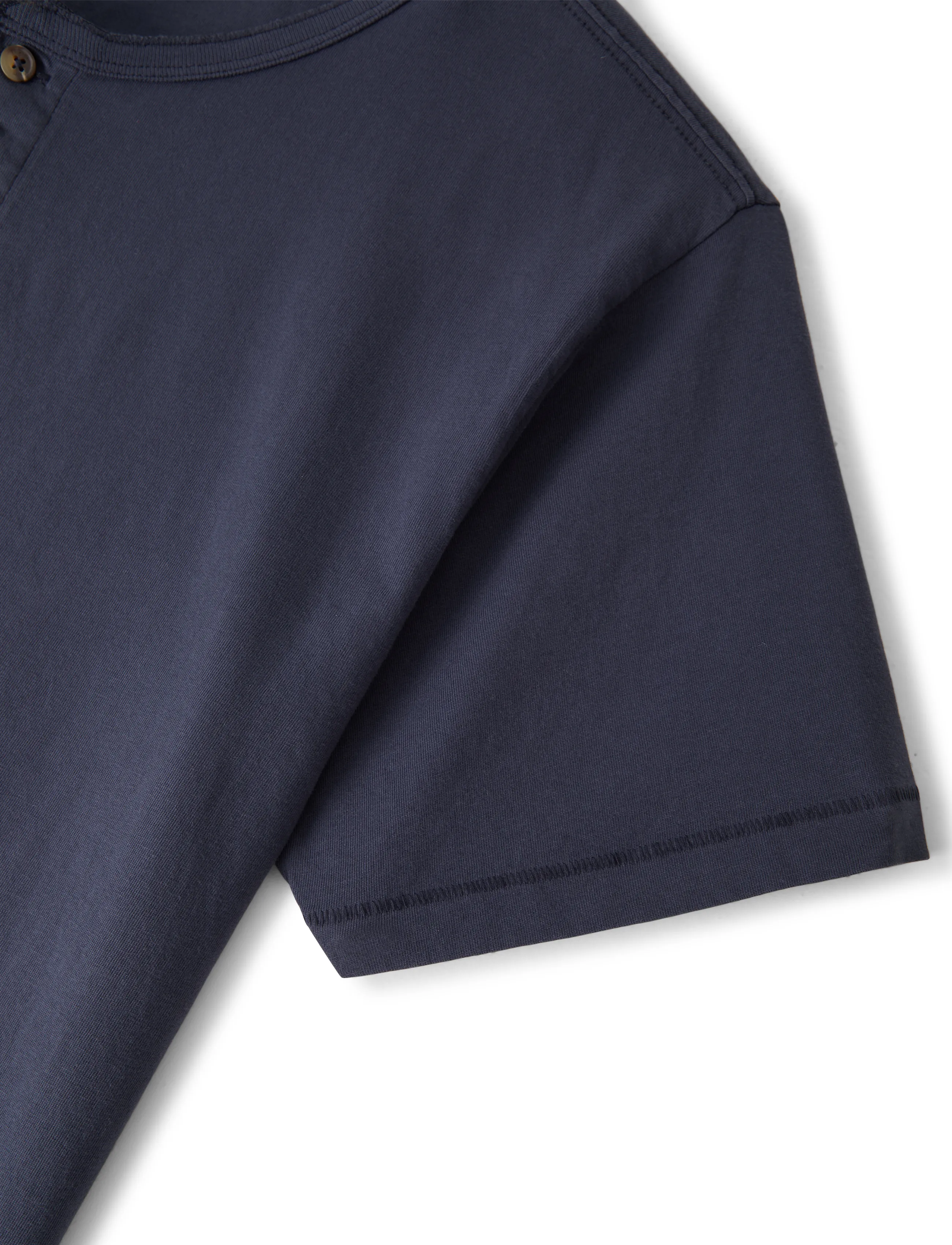 Brixton - Brixton Baseline Henley Tee - kortærmede t-shirts - washed navy vintage wash - 4