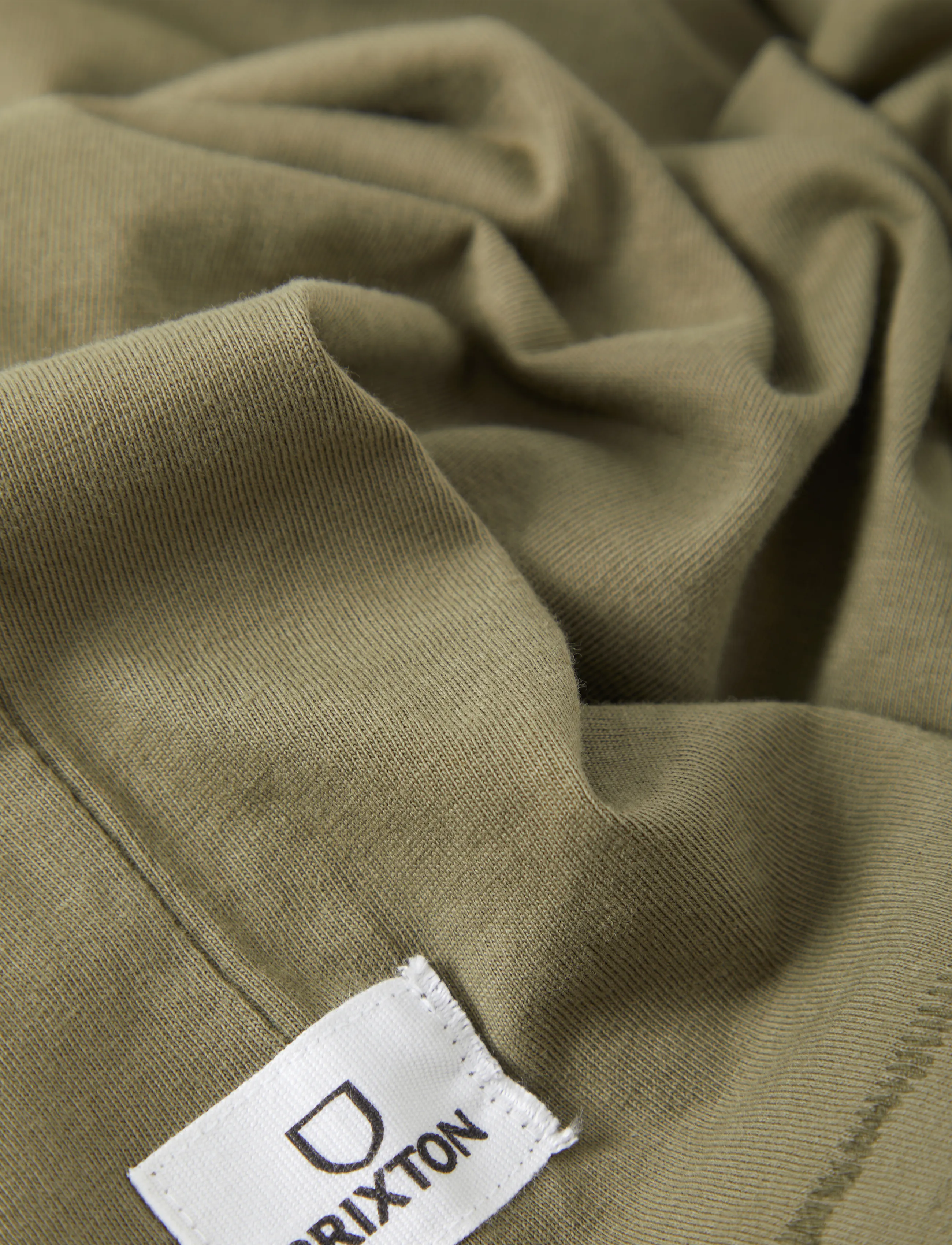Brixton - Brixton Baseline Henley Tee - kortærmede t-shirts - olive surplus vintage wash - 4