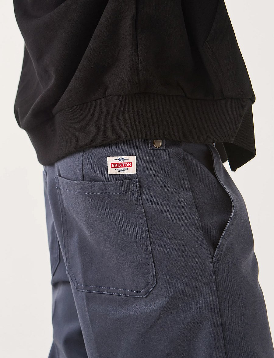 Brixton - Trademark Chino - freizeithosen - washed navy - 5