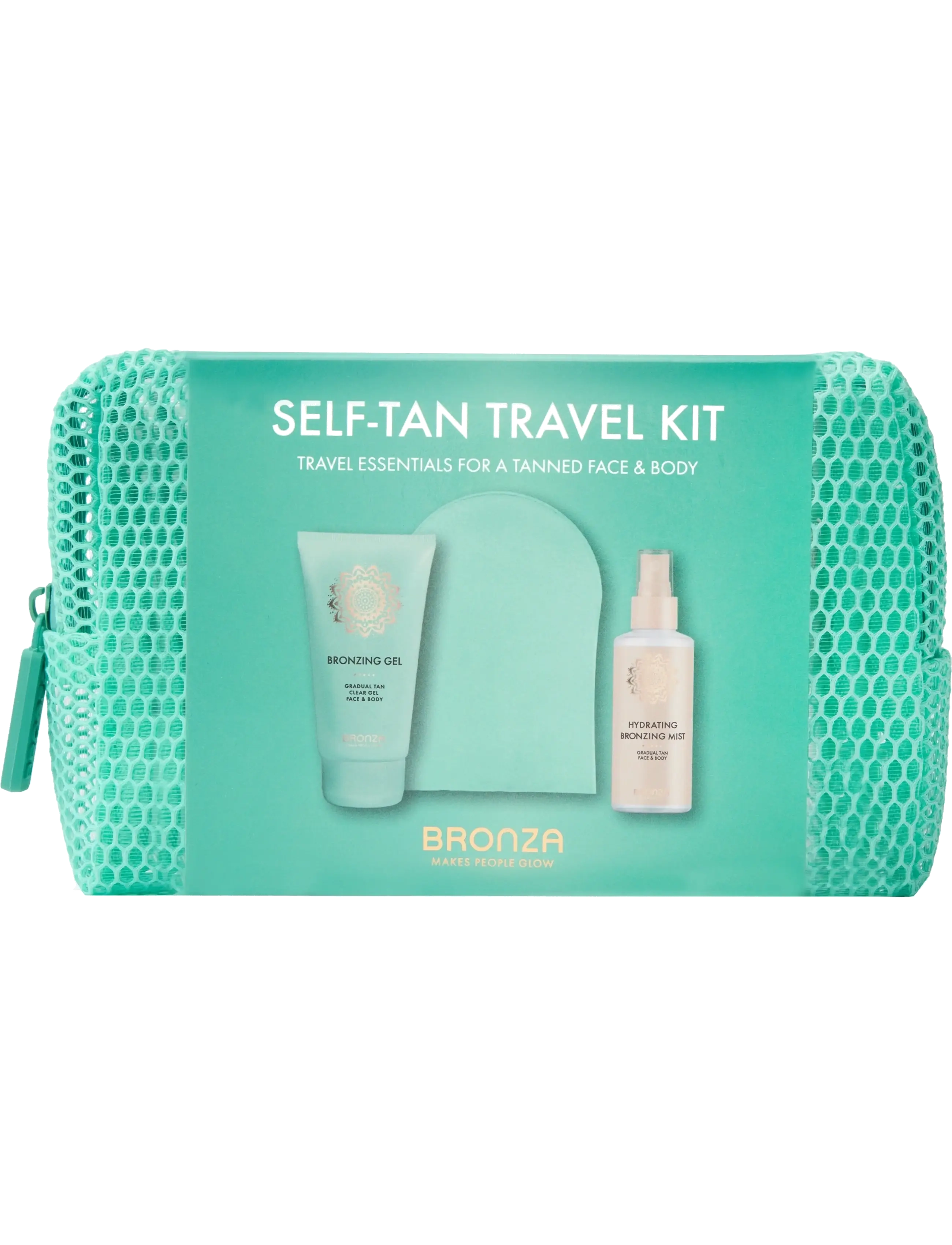 Bronza Self-Tan Travel Kit, 125 ml, Nude, Selvbruner > Lotion, Dame
