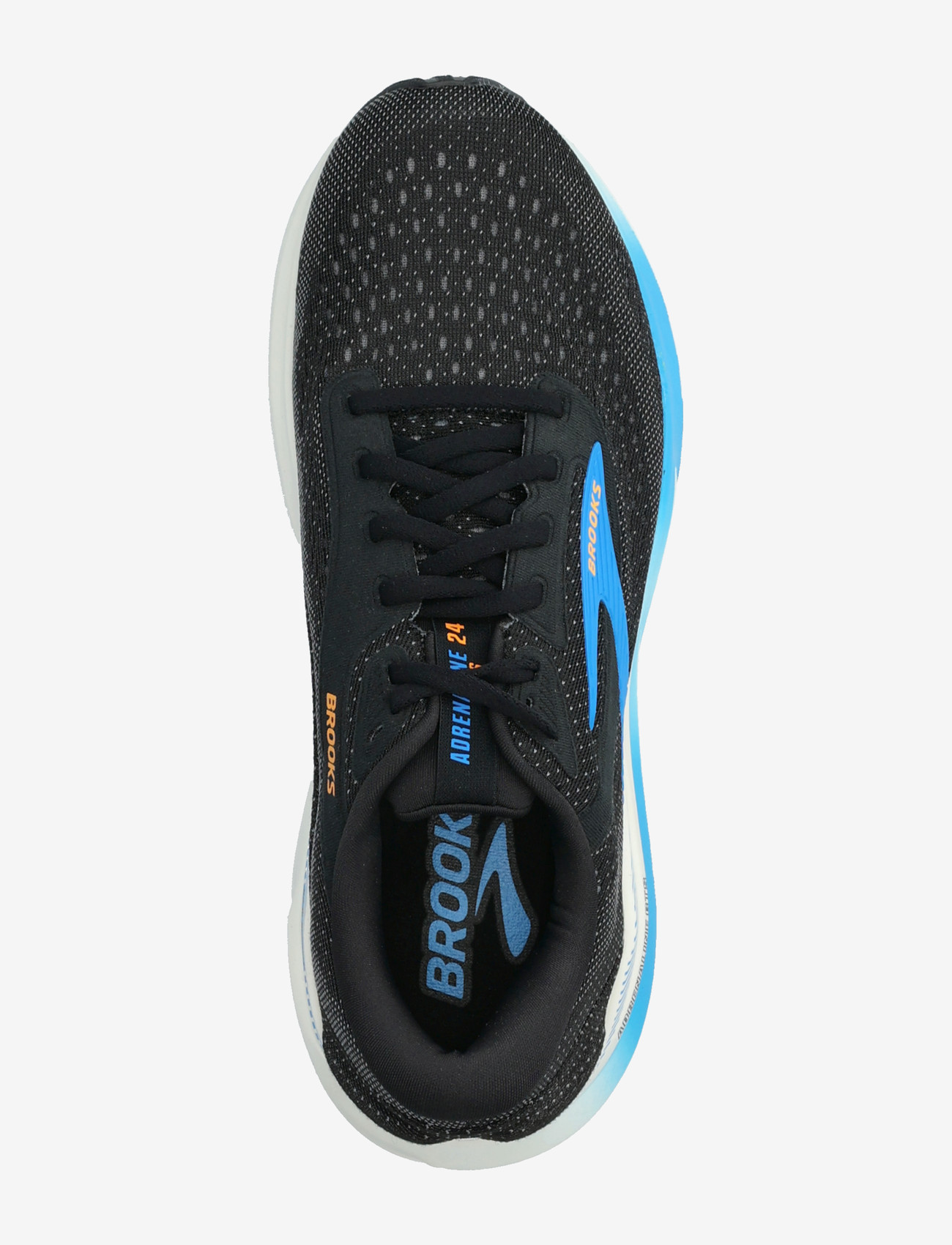 Brooks - Adrenaline GTS 24 - løbesko - black/ebony/cloissonne - 3