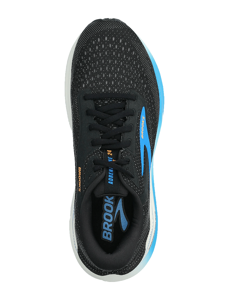 Brooks - Adrenaline GTS 24 - løbesko - black/ebony/cloissonne - 3