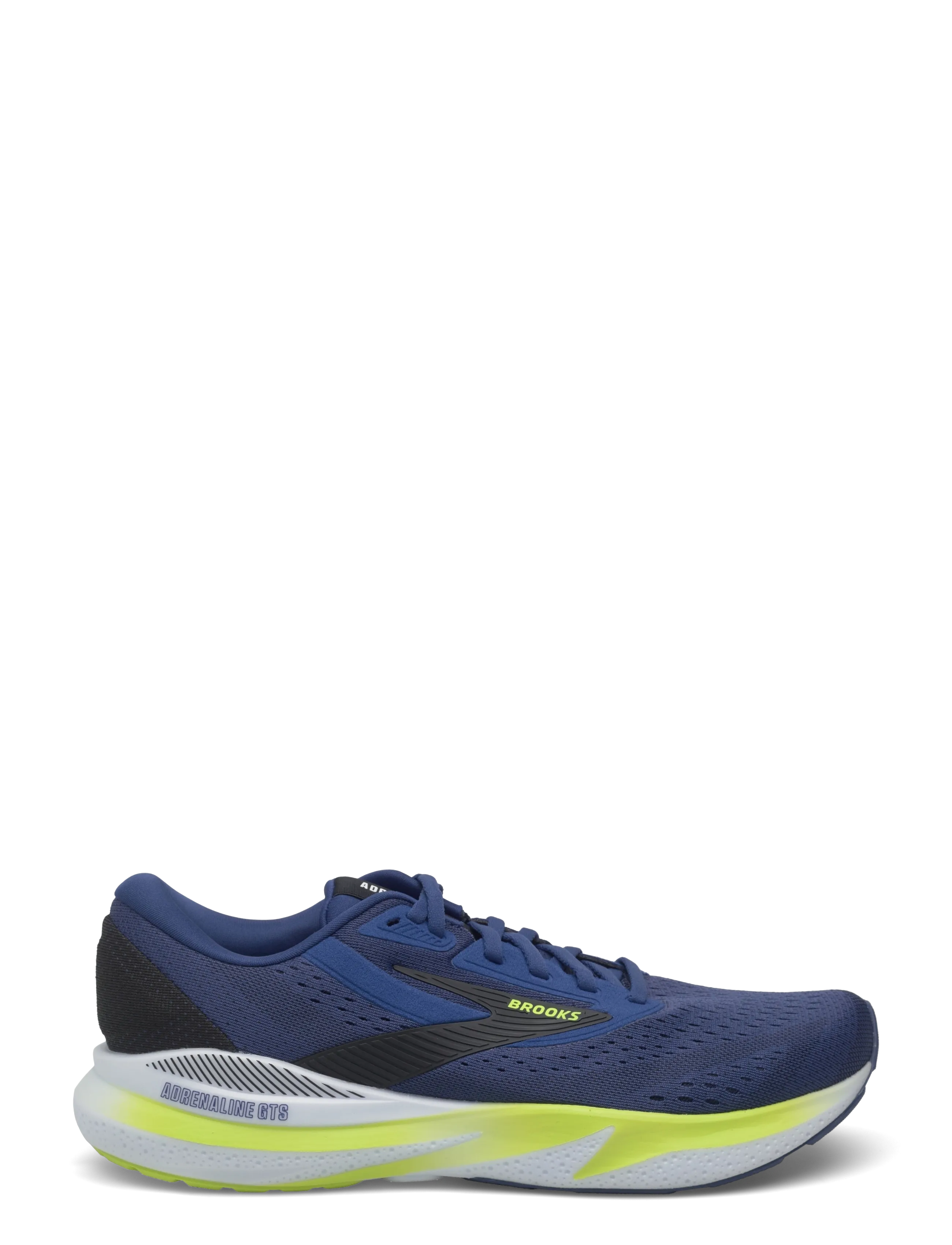 Brooks - Adrenaline GTS 24 - løbesko - navy peony/black/acid lime - 1