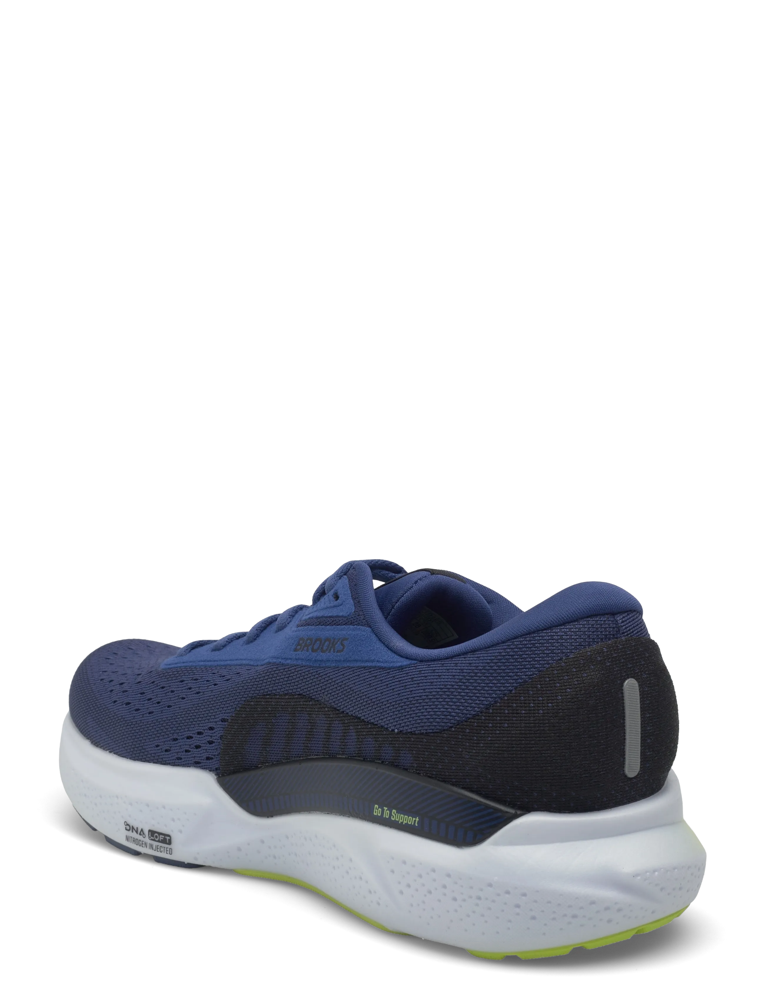 Brooks - Adrenaline GTS 24 - løbesko - navy peony/black/acid lime - 2