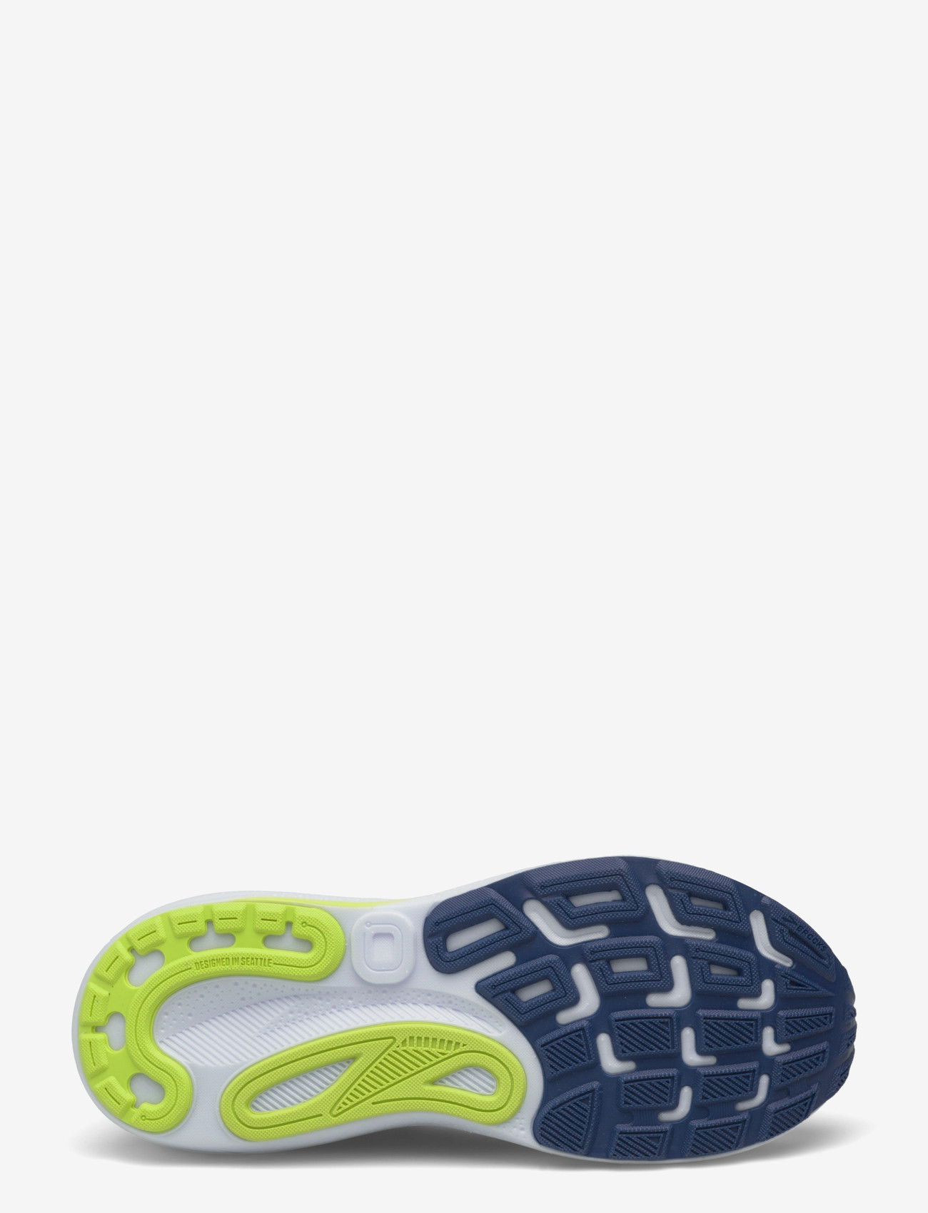 Brooks - Adrenaline GTS 24 - løbesko - navy peony/black/acid lime - 4