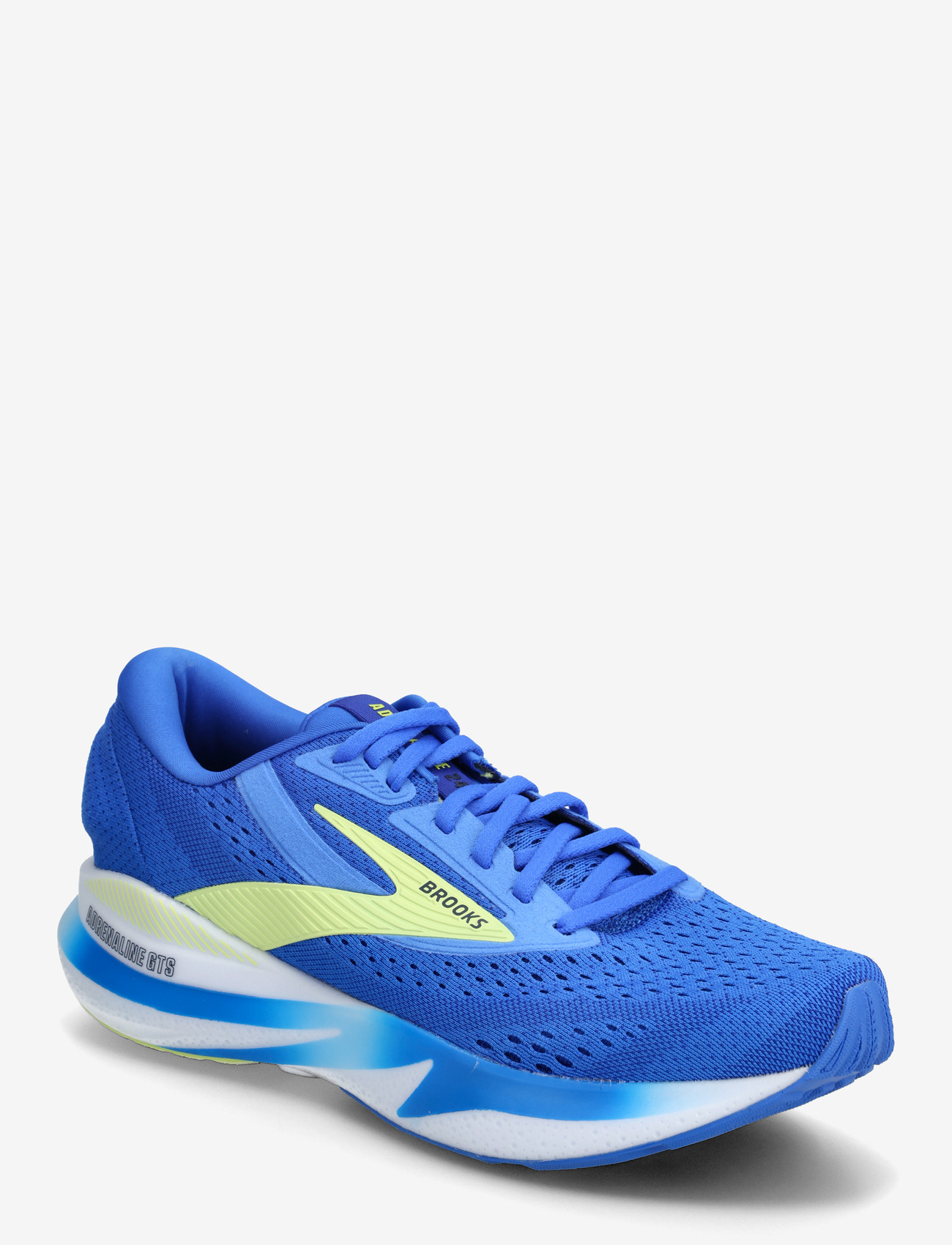 Brooks - Adrenaline GTS 24 - løbesko - cobalt/neo yellow/peacoat - 0