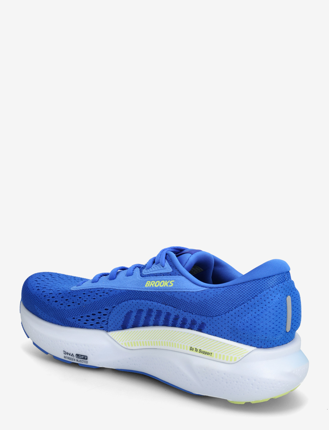 Brooks - Adrenaline GTS 24 - løbesko - cobalt/neo yellow/peacoat - 2