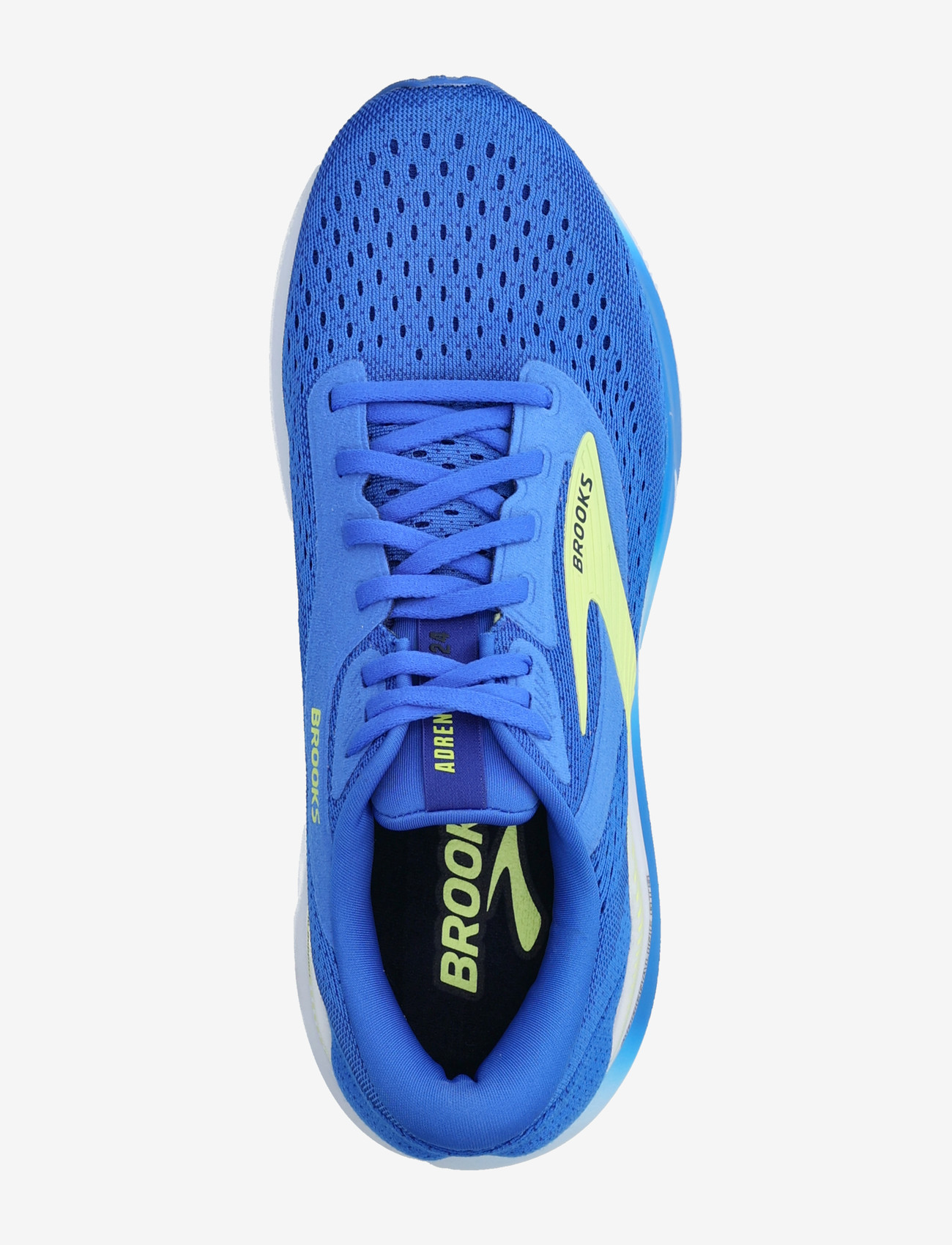 Brooks - Adrenaline GTS 24 - løbesko - cobalt/neo yellow/peacoat - 3