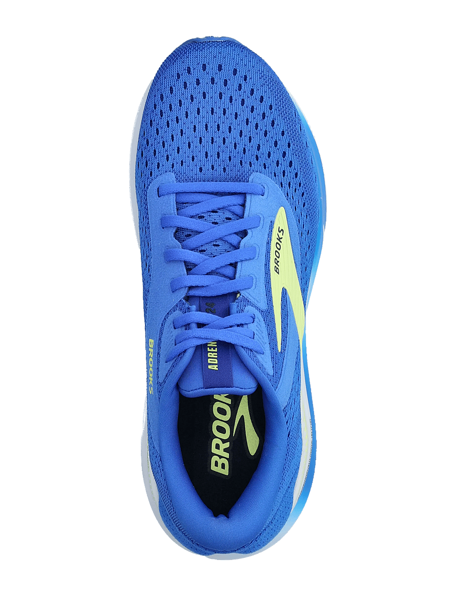 Brooks - Adrenaline GTS 24 - löparskor - cobalt/neo yellow/peacoat - 3